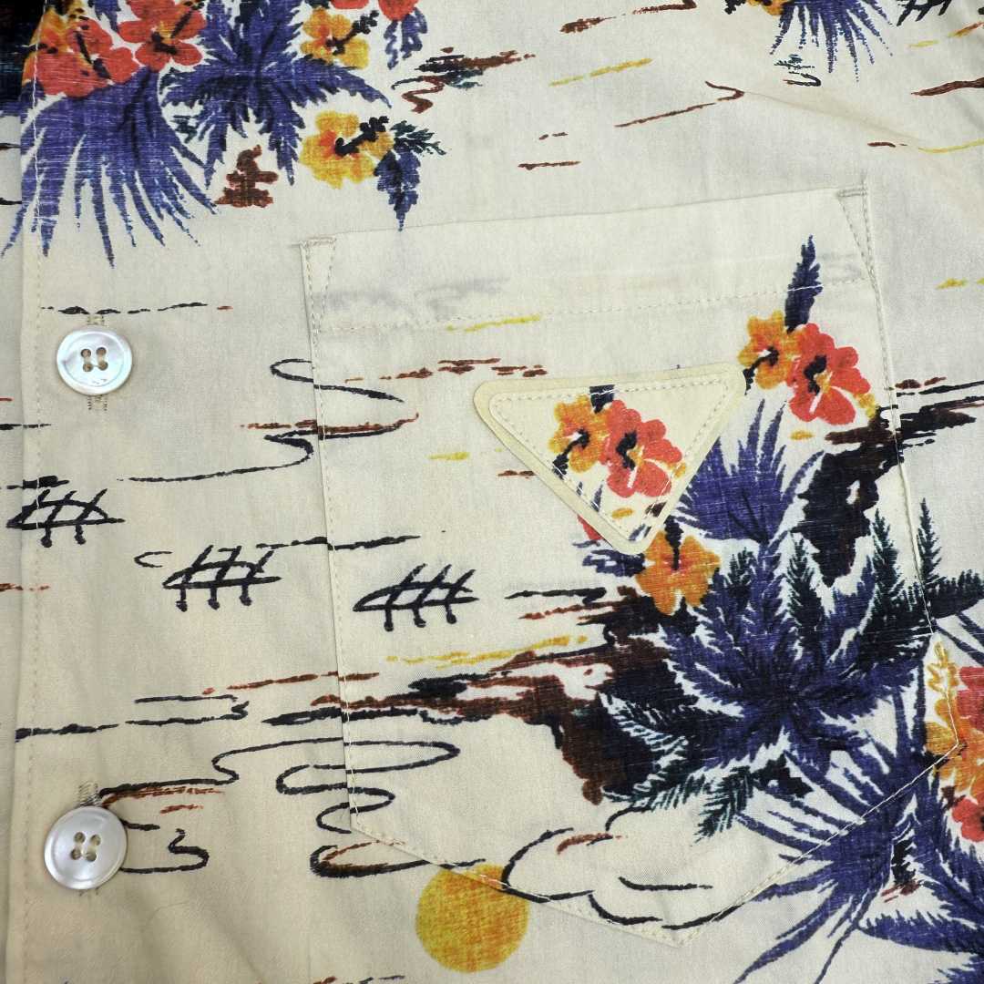 Prada Printed Cotton Bowling Shirt - EUR FASHION