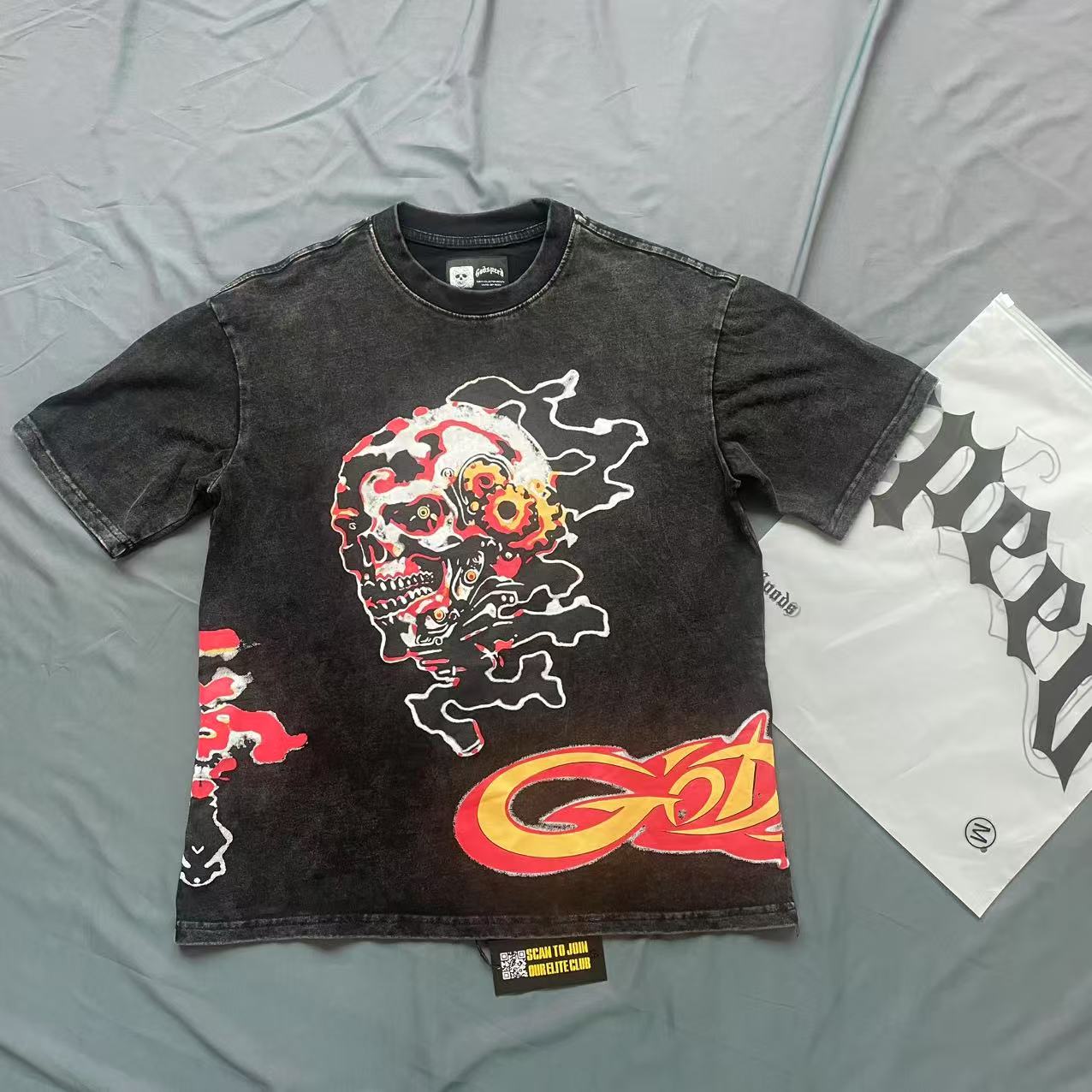 Godspeed PYP Tee Black Wash - EUR FASHION