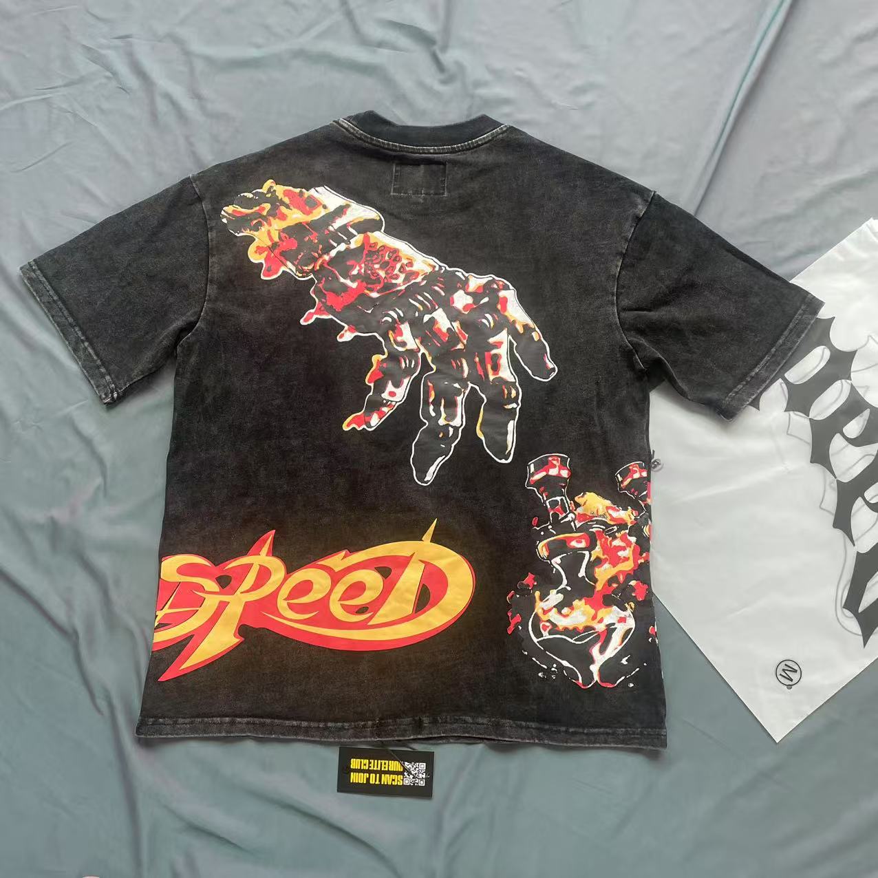 Godspeed PYP Tee Black Wash - EUR FASHION