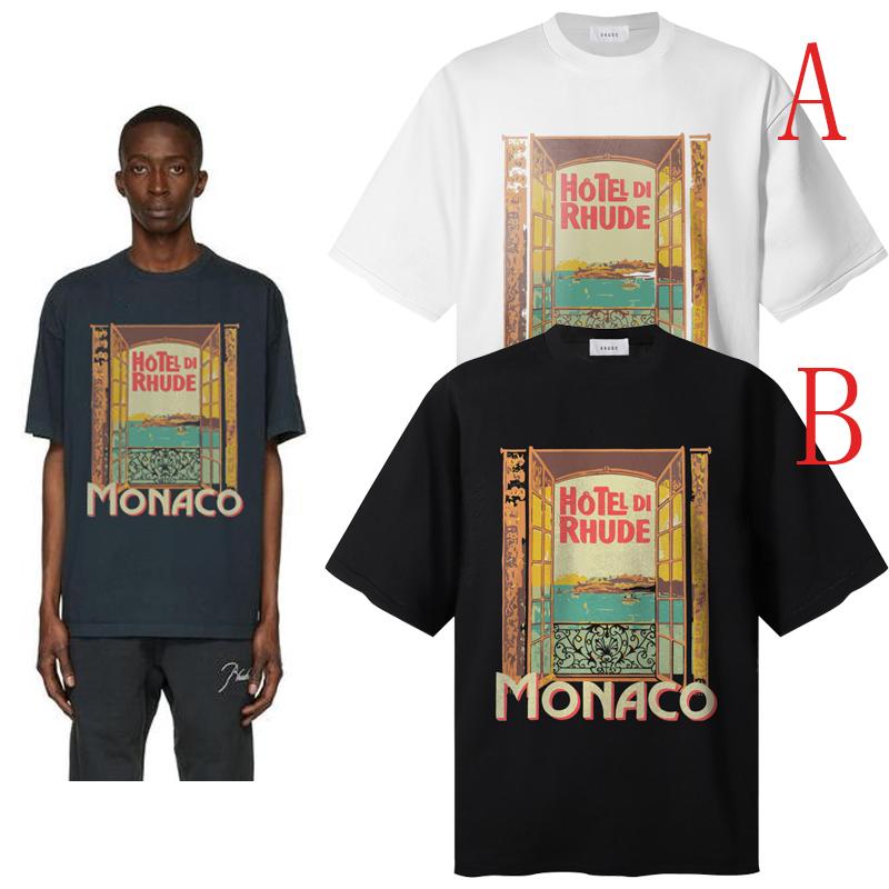 Rhude Hotel De Rhude Cotton T-shirt - EUR FASHION