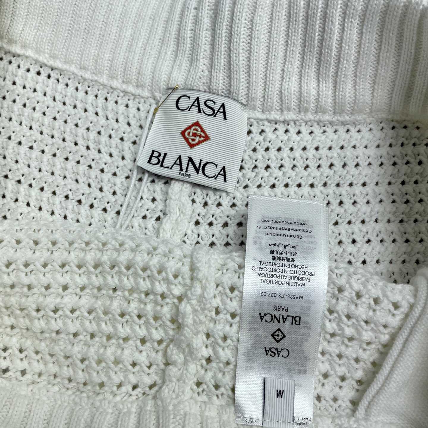 Casablanca Cotton Tennis Crochet Shorts    D0104 - EUR FASHION
