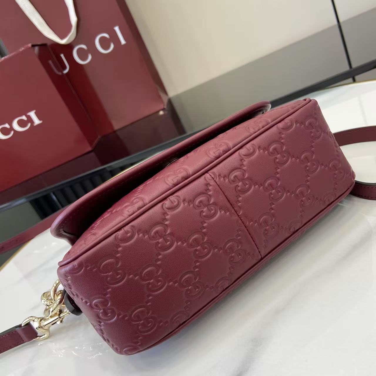 Gucci GG Emblem Small Shoulder Bag - EUR FASHION