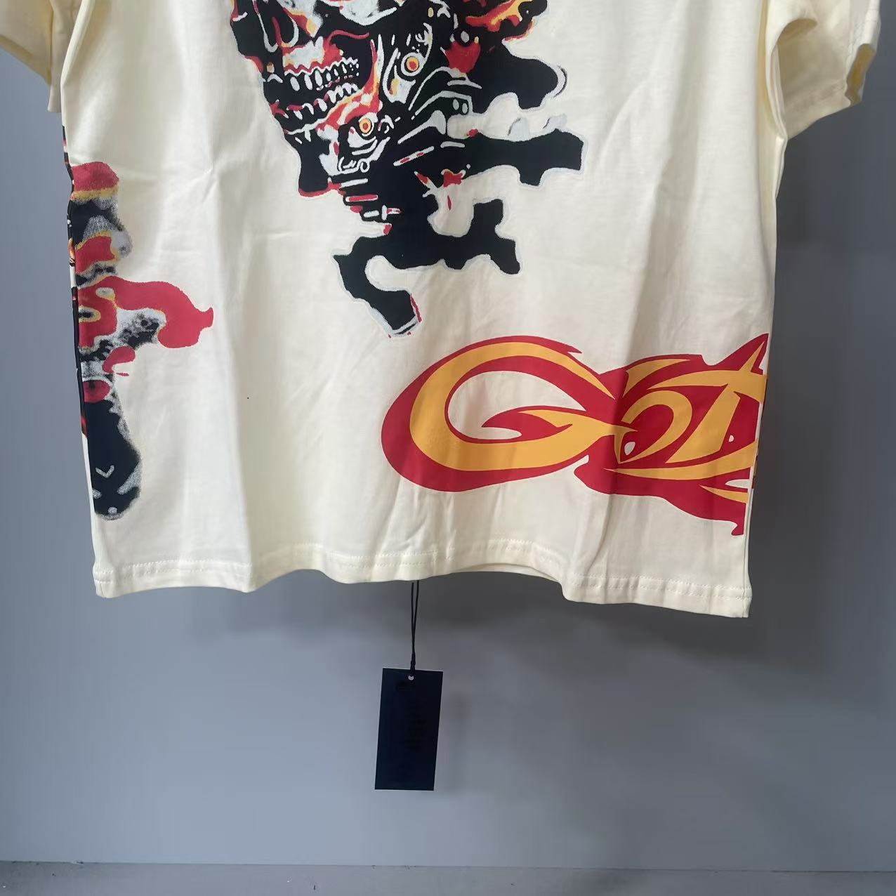 Godspeed Balaclava Szn Tee Bone/Red - EUR FASHION