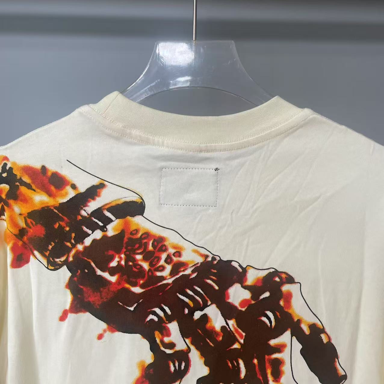 Godspeed Balaclava Szn Tee Bone/Red - EUR FASHION