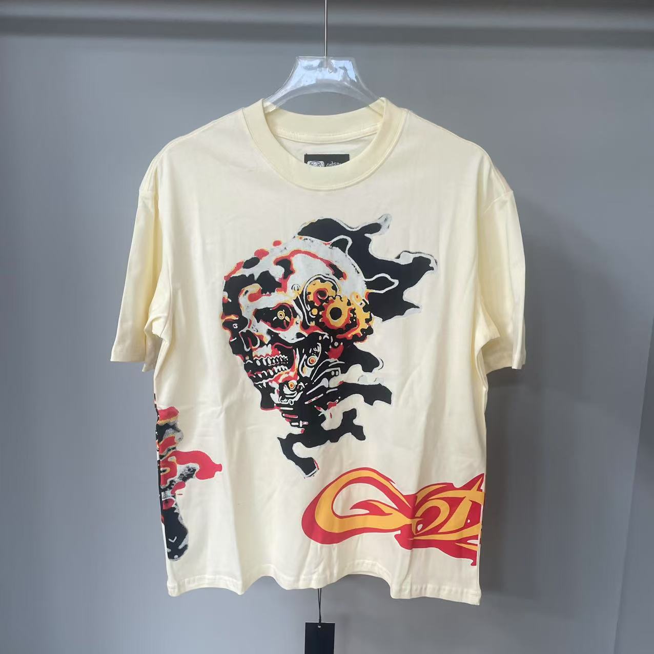 Godspeed Balaclava Szn Tee Bone/Red - EUR FASHION