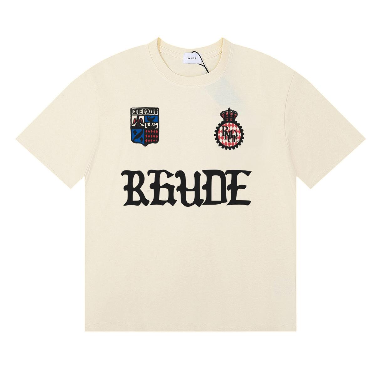 Rhude Cote D'azur Crest Oversized Tee - EUR FASHION