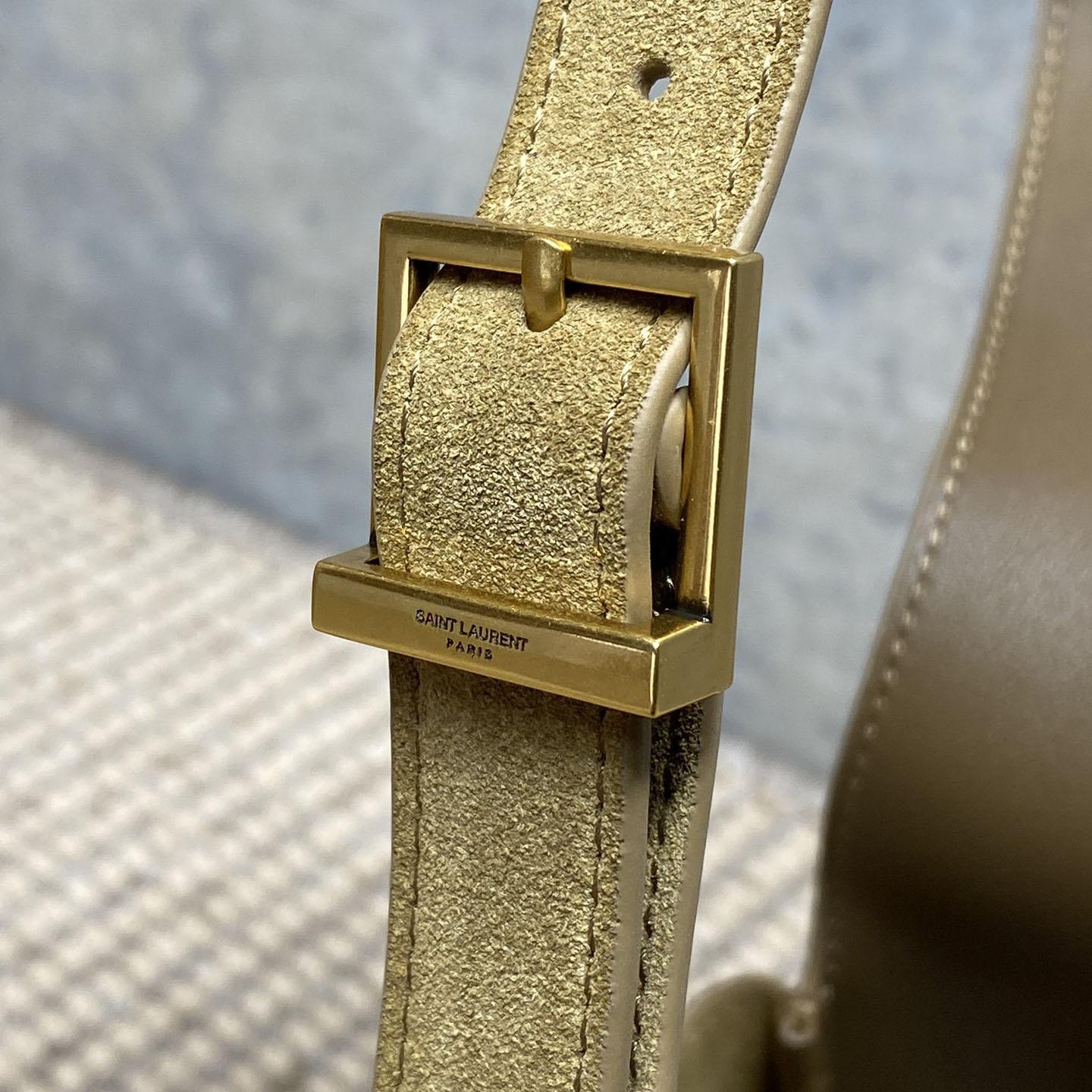 Saint Laurent LE 5 À 7 Supple Baby In Suede - EUR FASHION