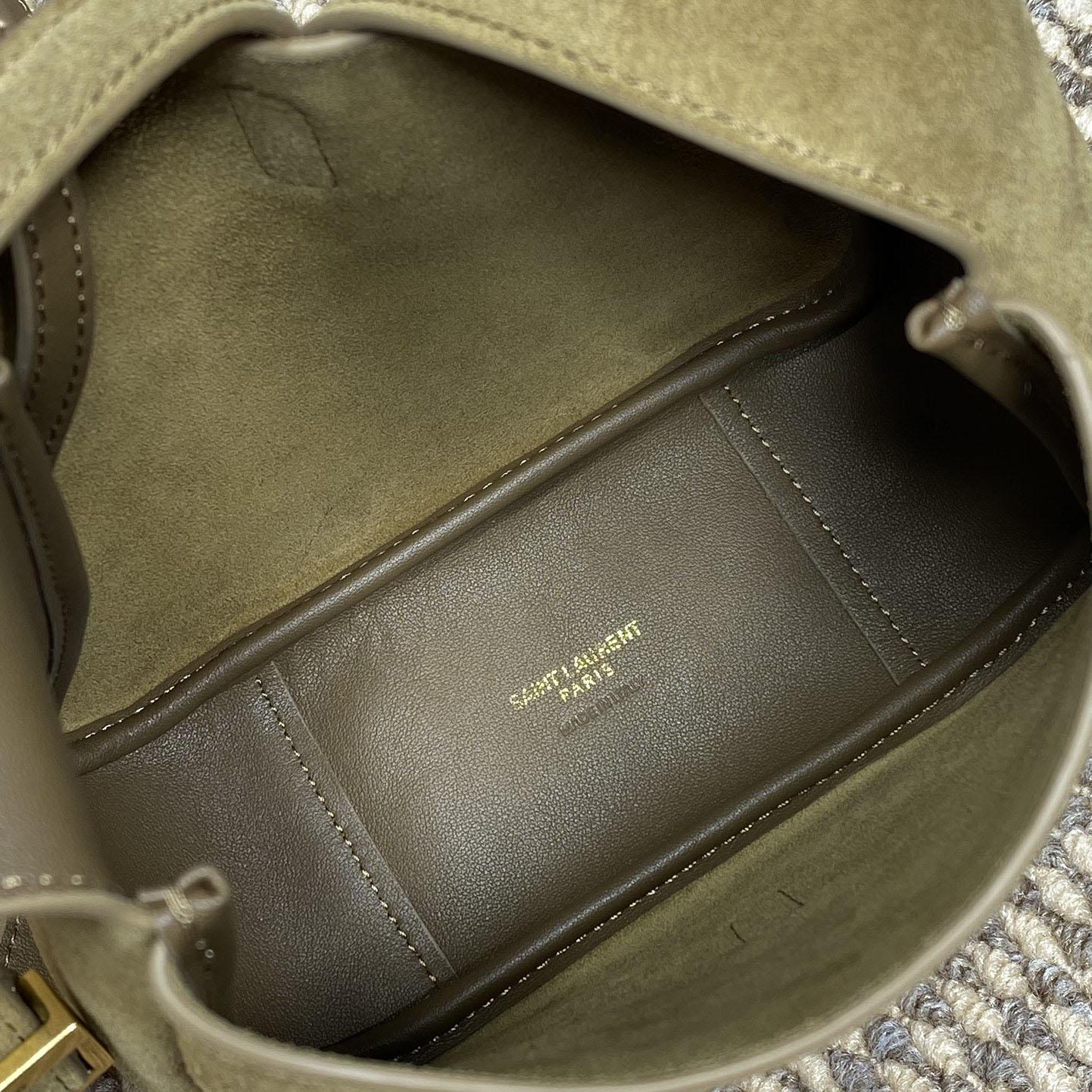 Saint Laurent LE 5 À 7 Supple Baby In Suede - EUR FASHION