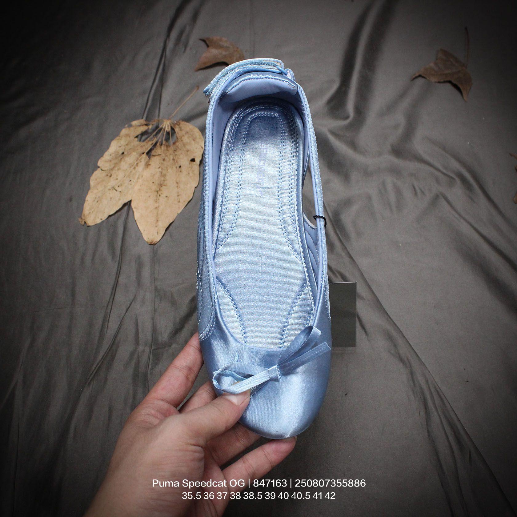 Balenciaga Speedcat Ballet Satin Balenciaga In Light Blue Satin - EUR FASHION