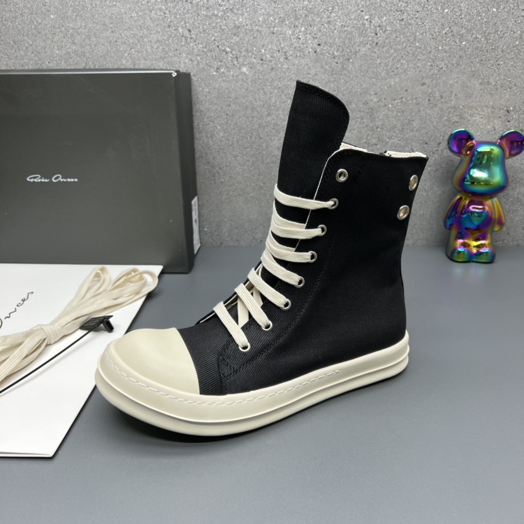 Rick Owens High Top Sneakers - EUR FASHION