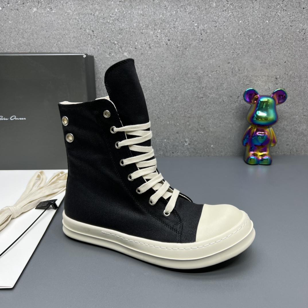 Rick Owens High Top Sneakers - EUR FASHION