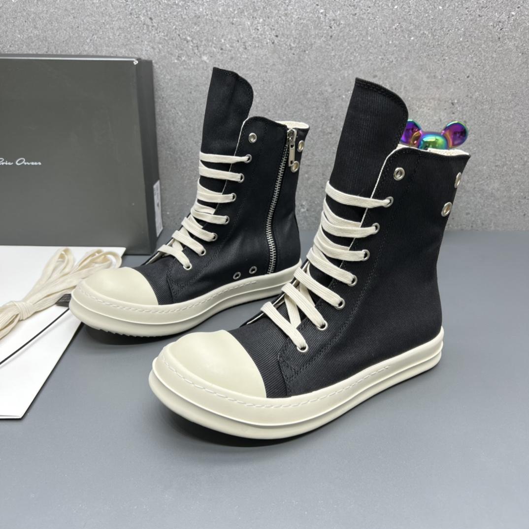 Rick Owens High Top Sneakers - EUR FASHION