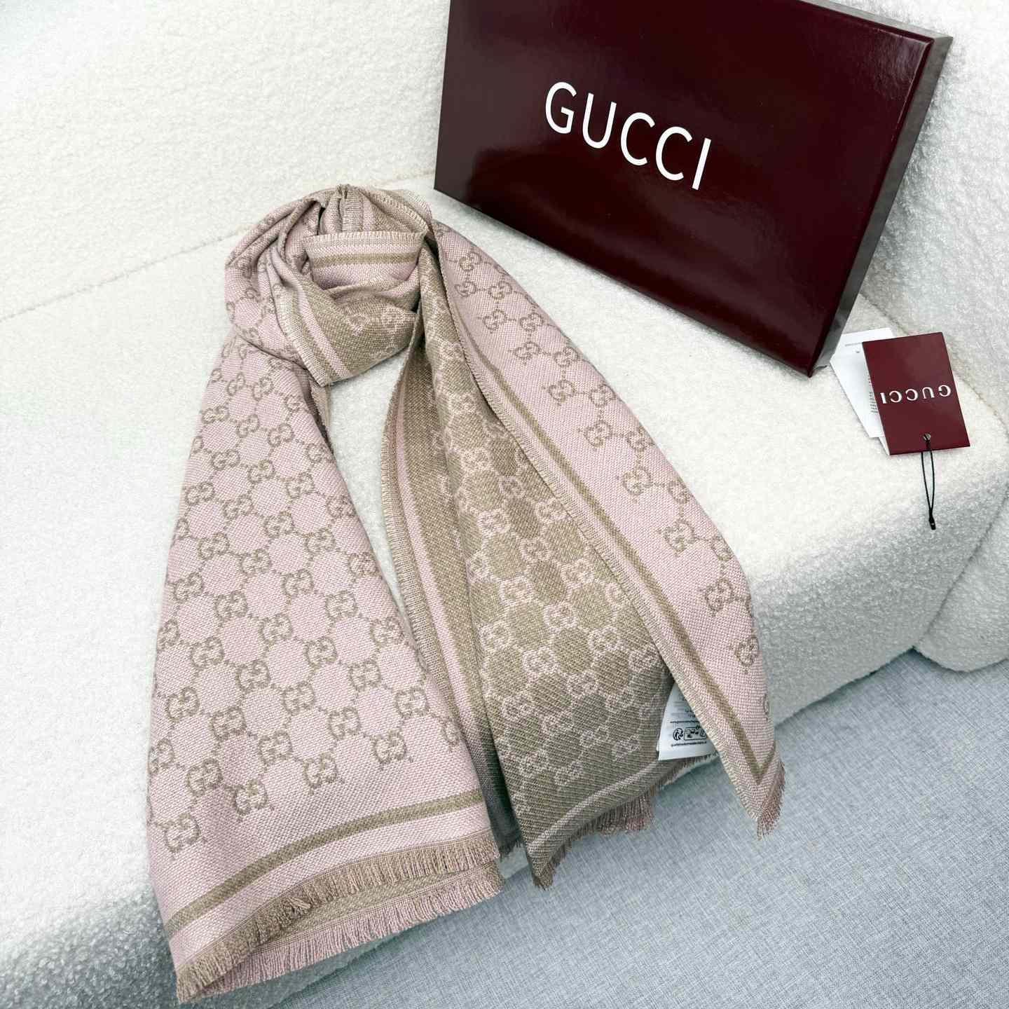 Gucci GG Wool Scarf - EUR FASHION