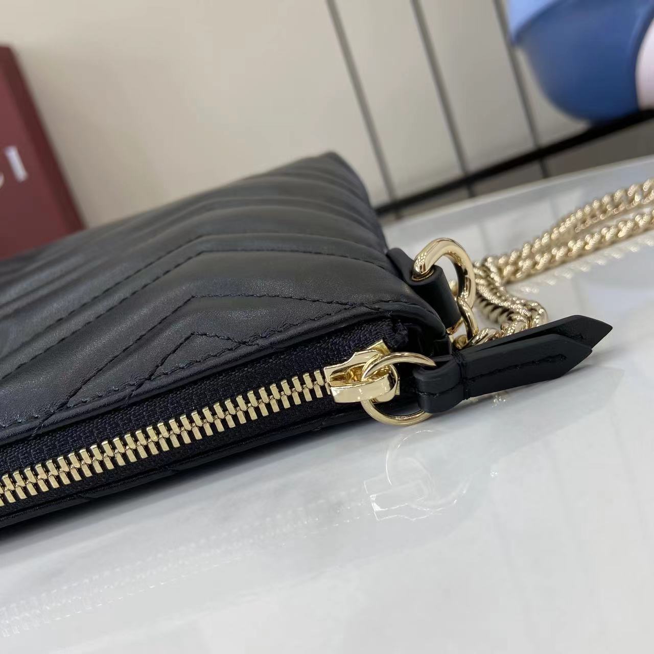 Gucci GG Marmont Pochette With Chain - EUR FASHION