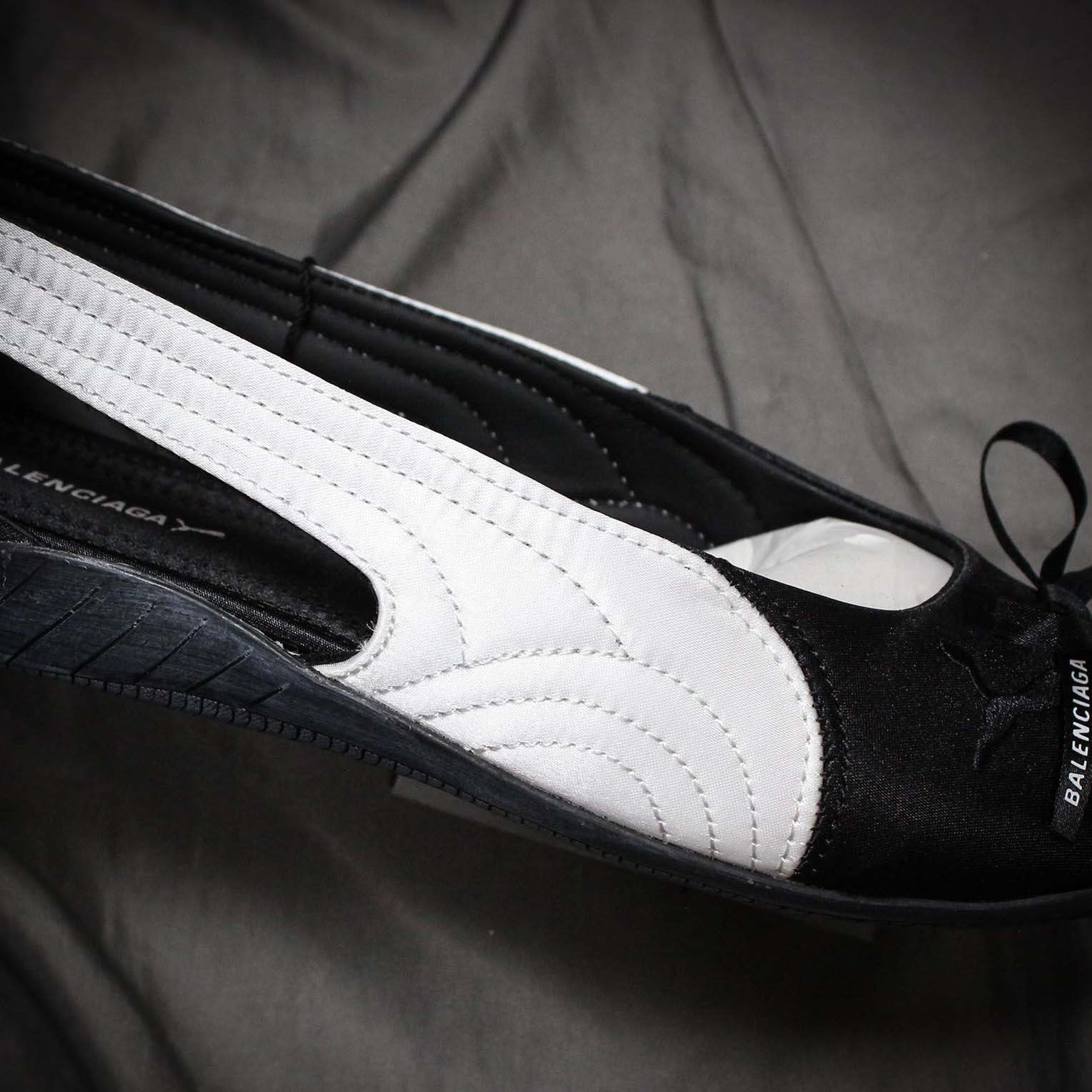 Balenciaga Speedcat Ballet Satin Balenciaga in black and white satin - EUR FASHION