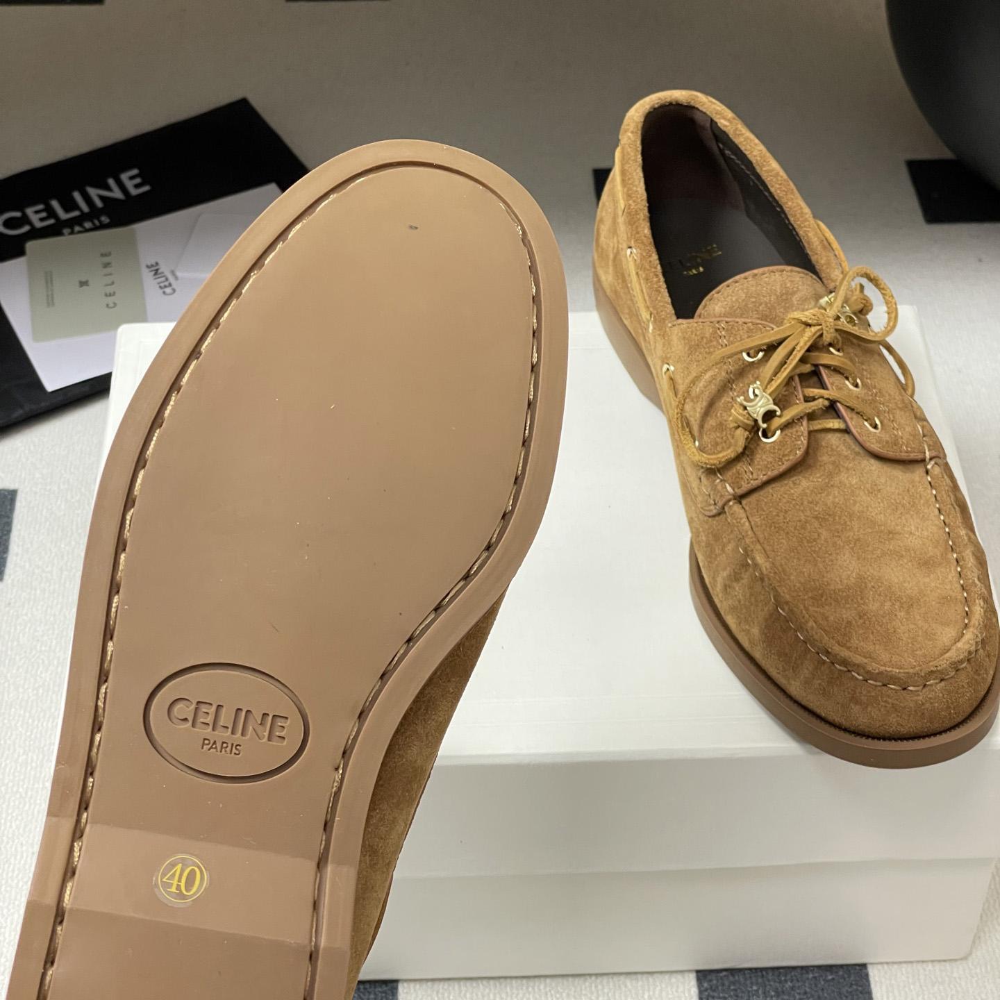 Celine Bateau In Suede Calfskin - EUR FASHION