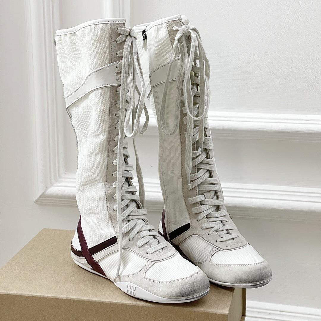 Miu Miu Panelled Boots - EUR FASHION