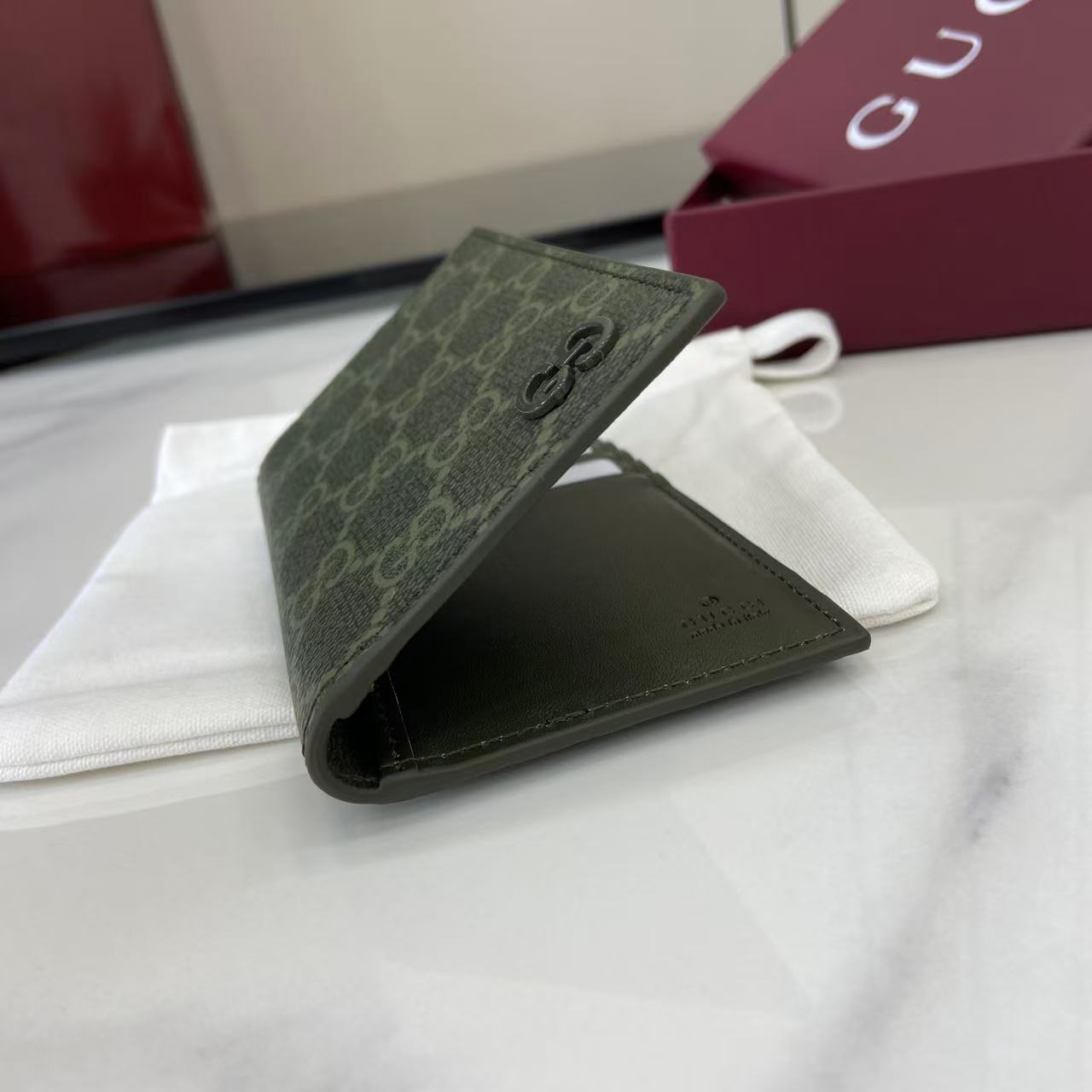 Gucci GG Monogram Long Card Case - EUR FASHION