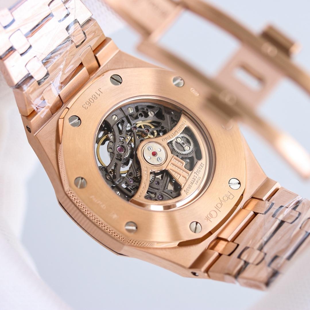 Audemars Piguet Royal Oak 41mm Frosted Rose Gold   41mm - EUR FASHION