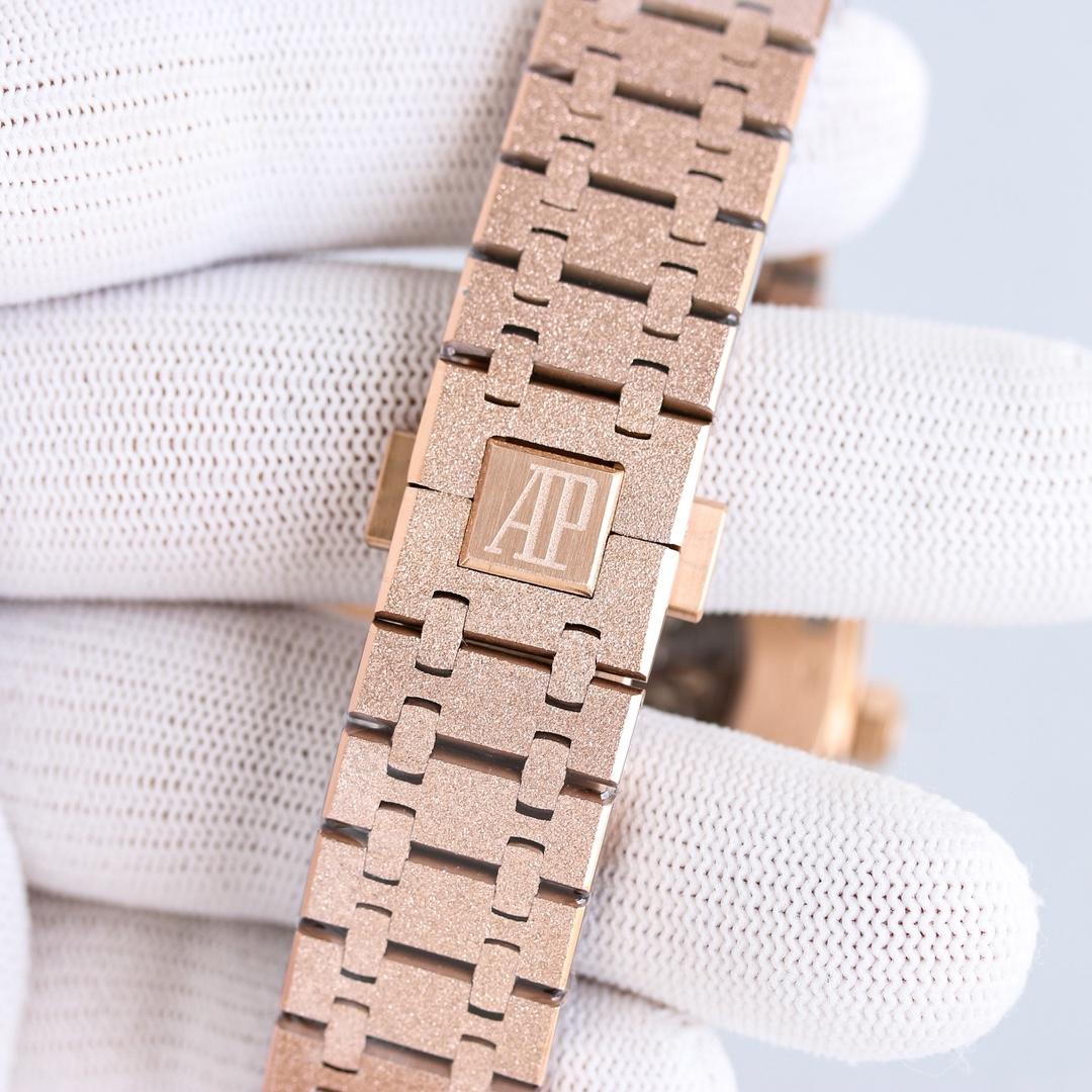 Audemars Piguet Royal Oak 41mm Frosted Rose Gold   41mm - EUR FASHION