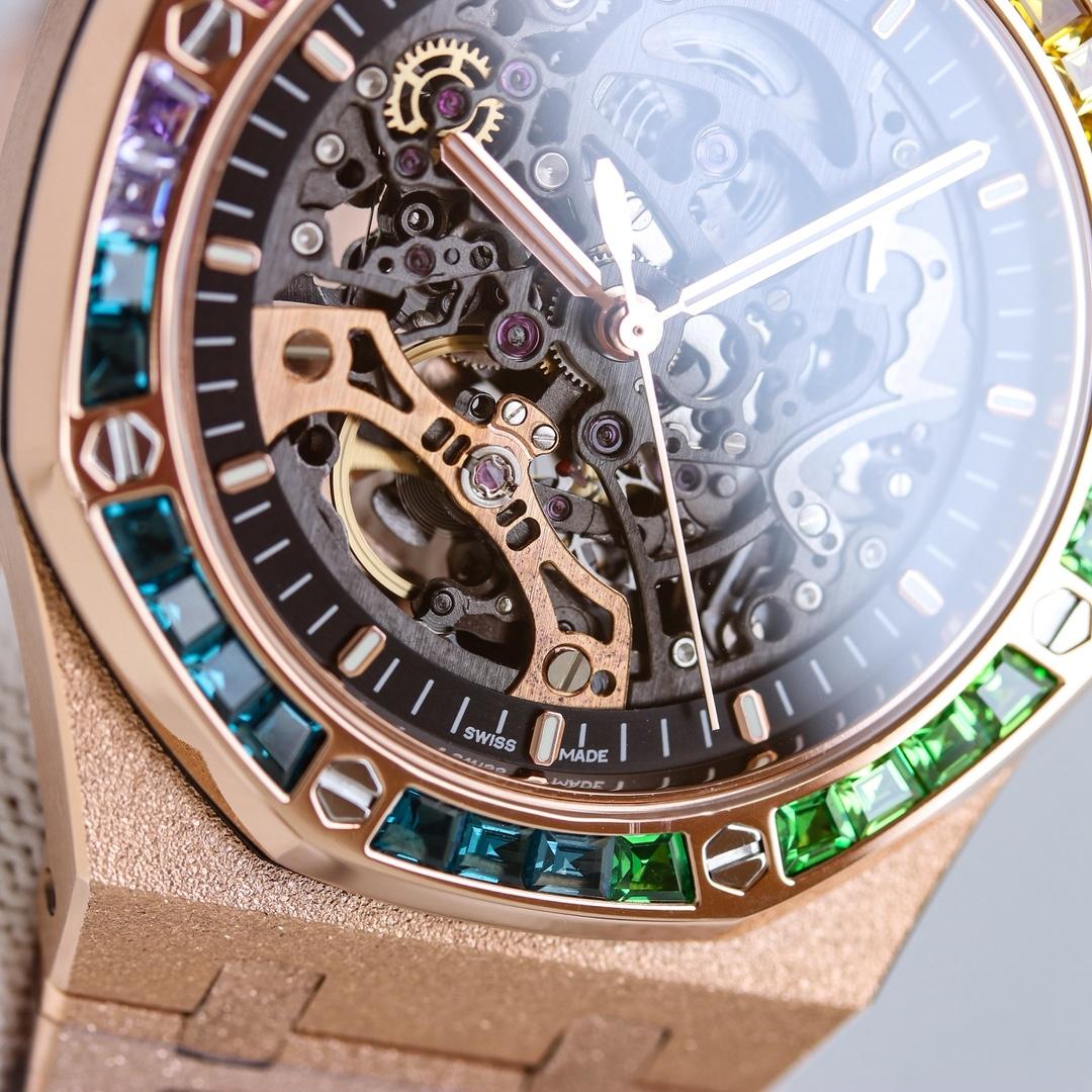 Audemars Piguet Royal Oak 41mm Frosted Rose Gold   41mm - EUR FASHION