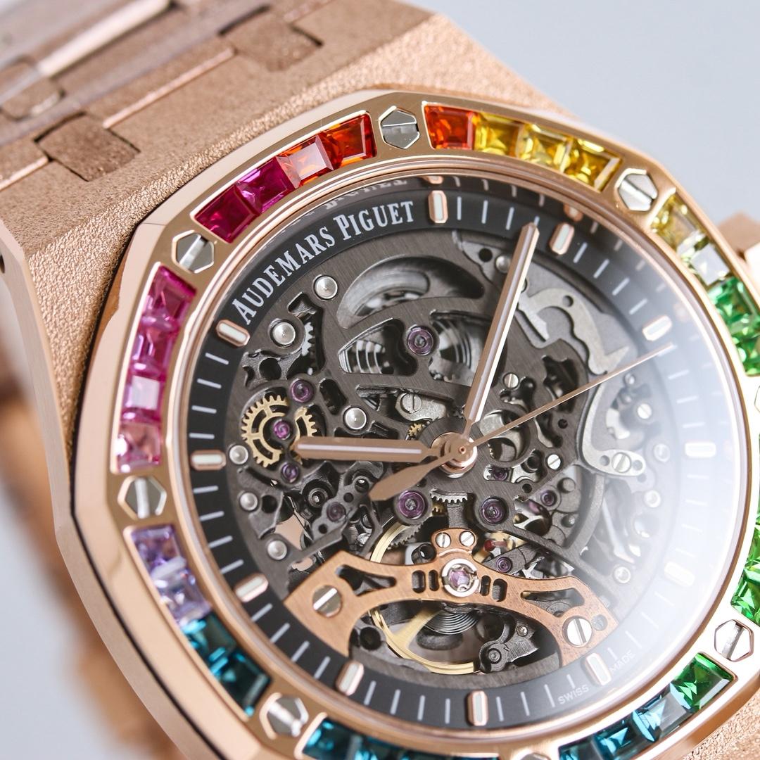Audemars Piguet Royal Oak 41mm Frosted Rose Gold   41mm - EUR FASHION