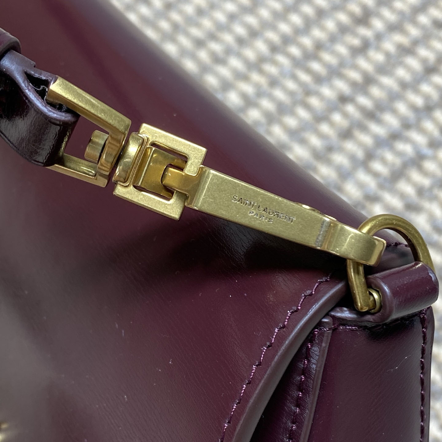 Saint Laurent Mini Voltaire Top Handle Bag In Patent Leather - EUR FASHION