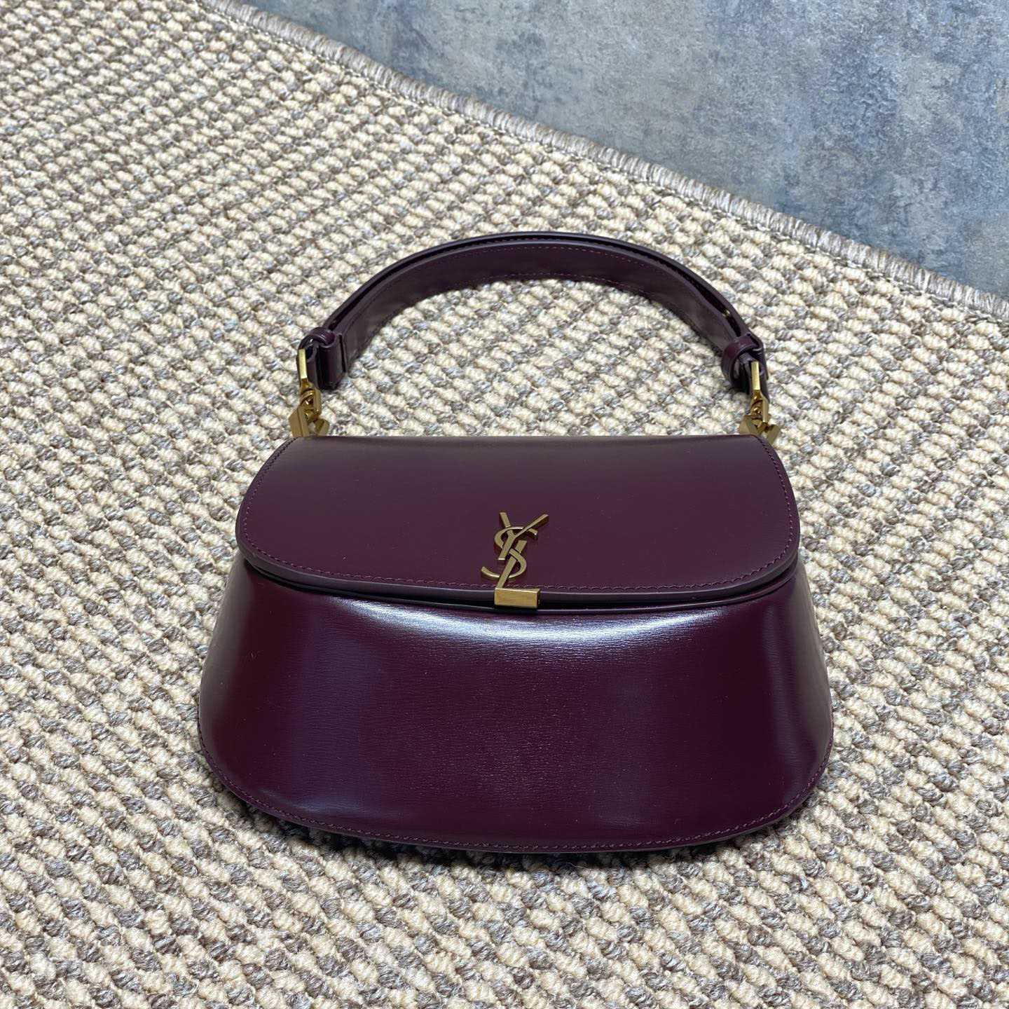 Saint Laurent Mini Voltaire Top Handle Bag In Patent Leather - EUR FASHION