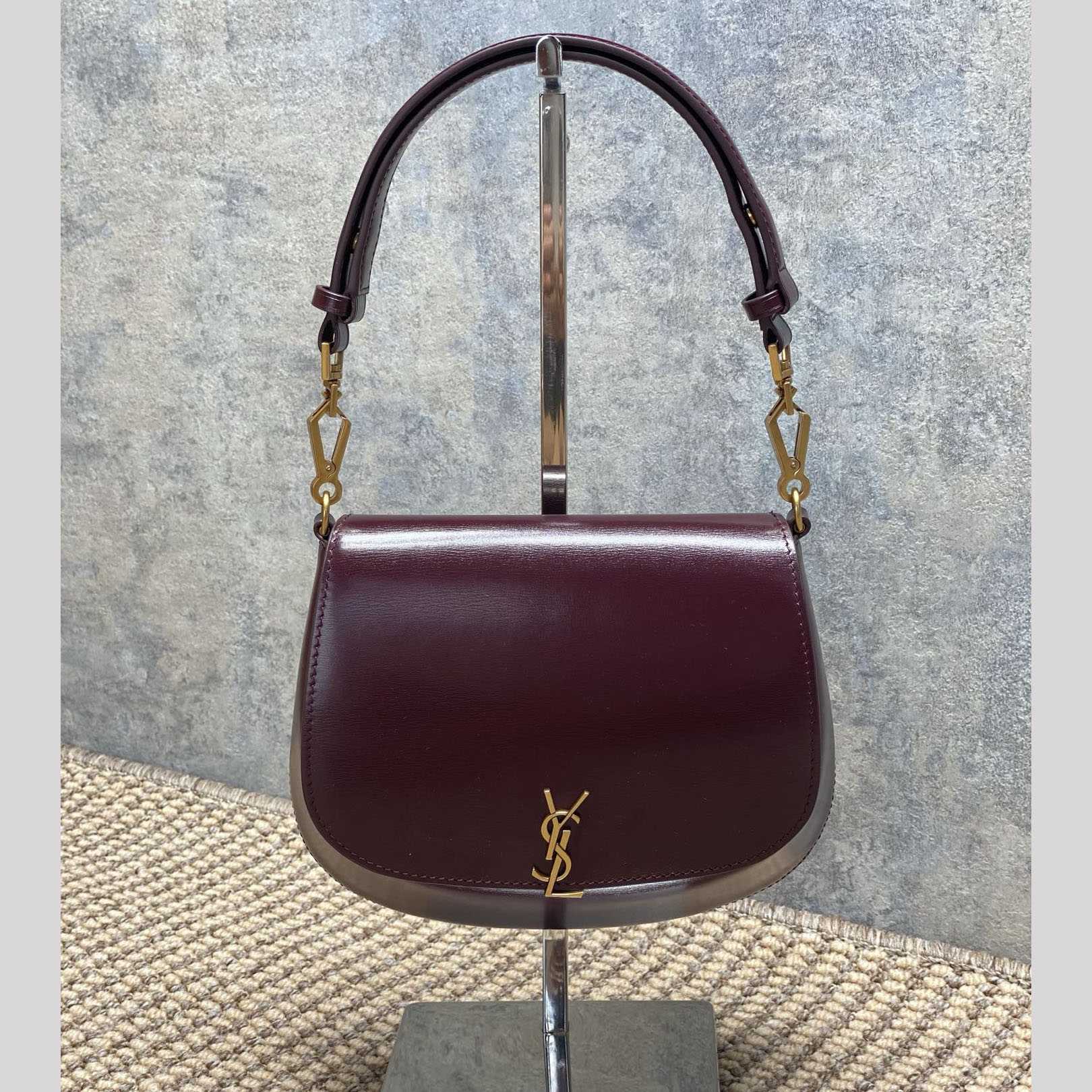 Saint Laurent Mini Voltaire Top Handle Bag In Patent Leather - EUR FASHION