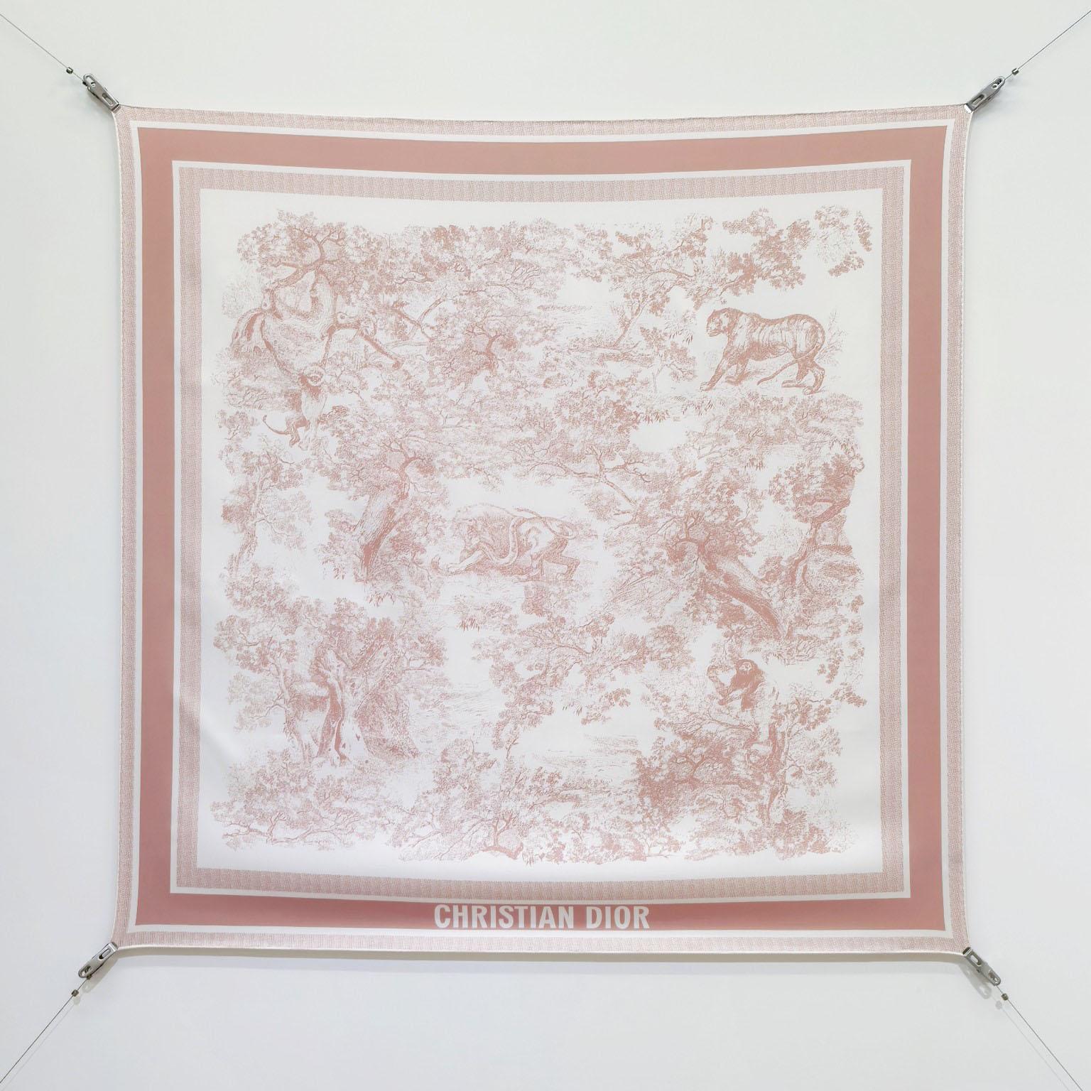 Dior Toile de Jouy Sauvage 90 Square Scarf  - EUR FASHION