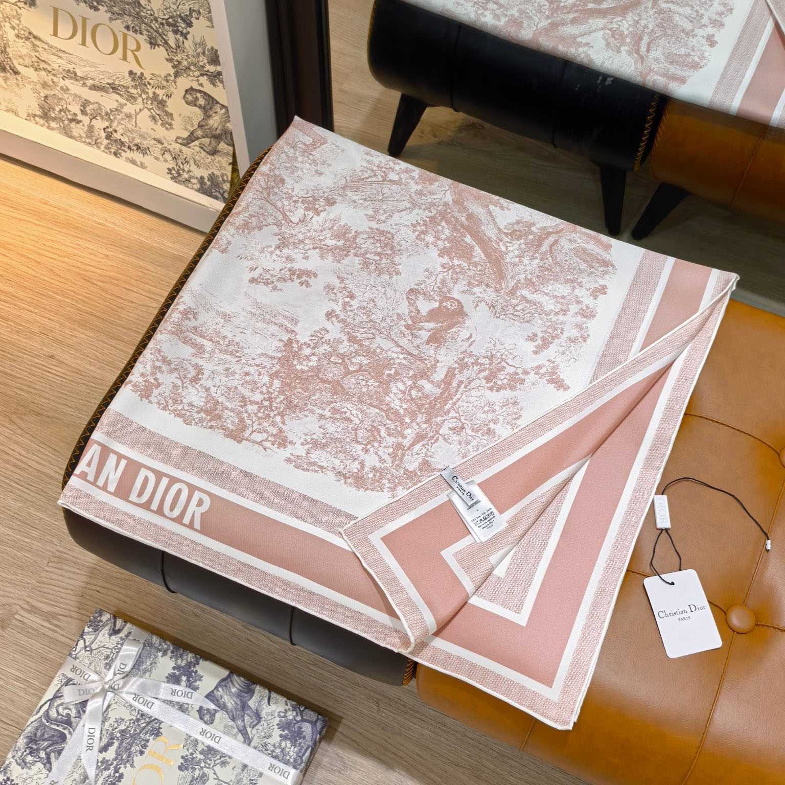 Dior Toile de Jouy Sauvage 90 Square Scarf  - EUR FASHION