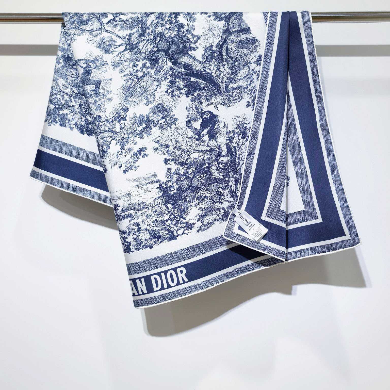 Dior Toile de Jouy Sauvage 90 Square Scarf  - EUR FASHION
