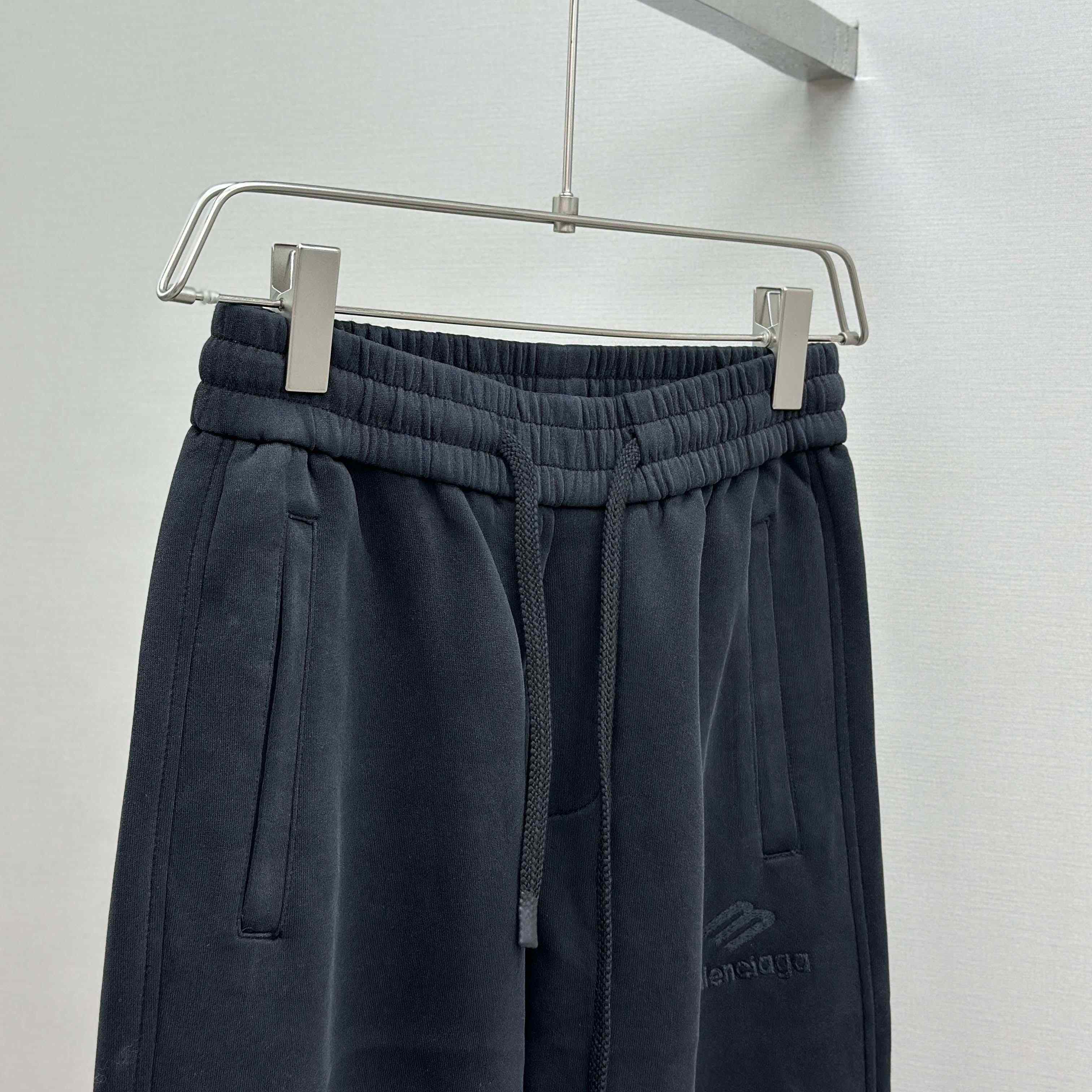 Balenciaga Black Cotton Pants - EUR FASHION