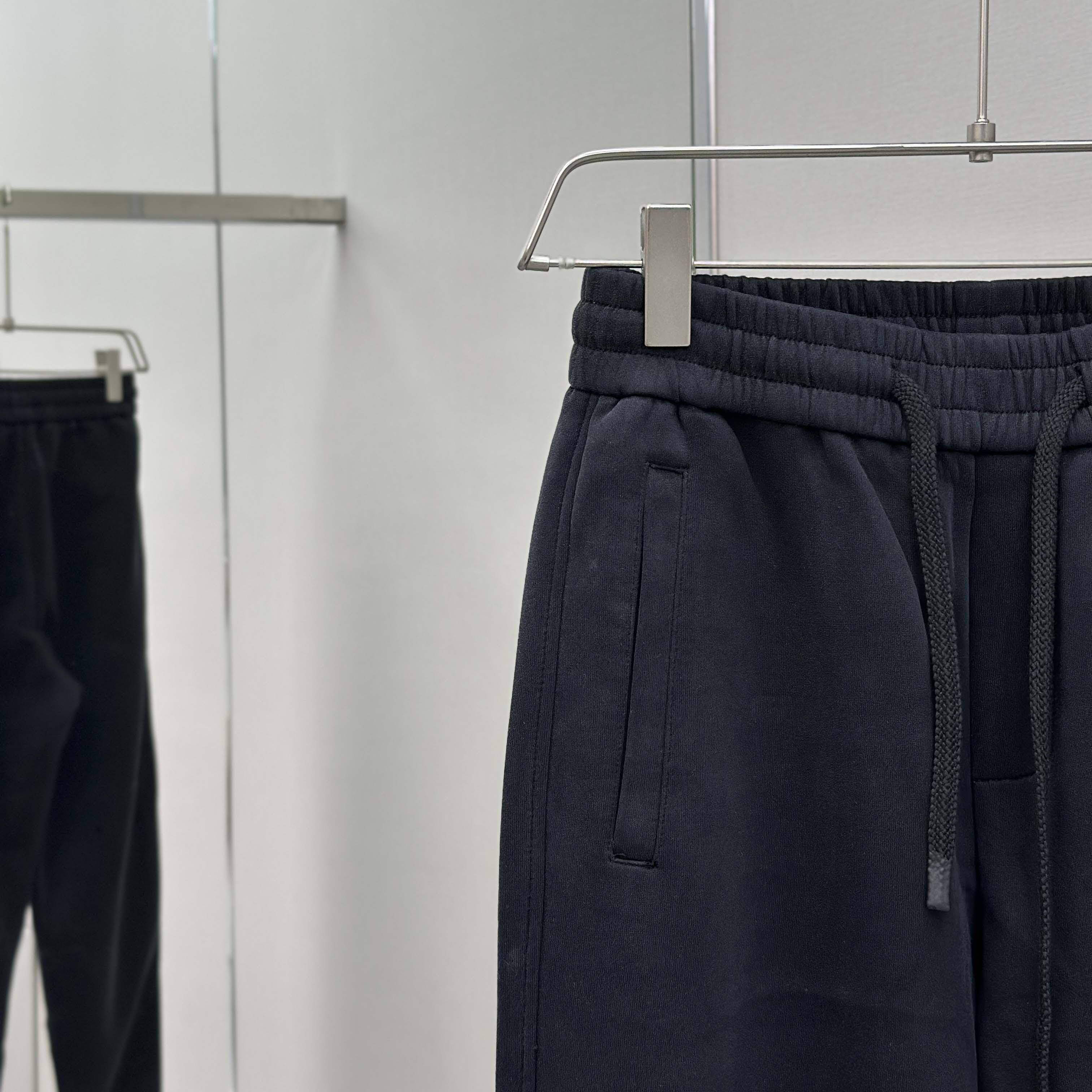 Balenciaga Black Cotton Pants - EUR FASHION