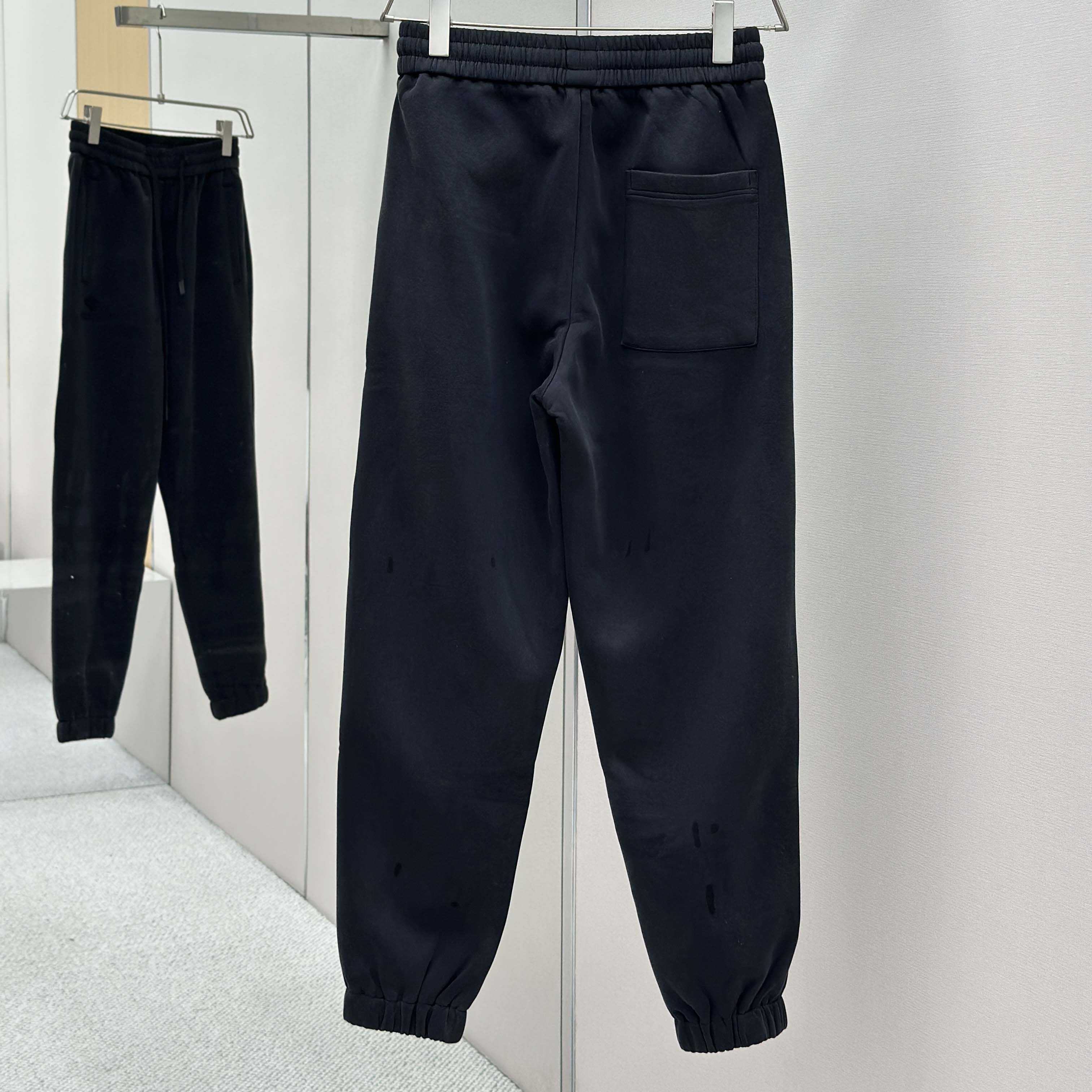 Balenciaga Black Cotton Pants - EUR FASHION