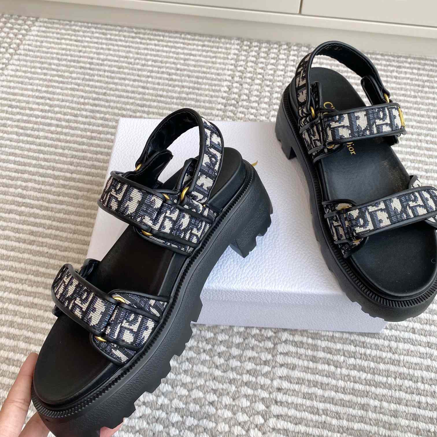 Dior Dioract Platform Sandal   - EUR FASHION