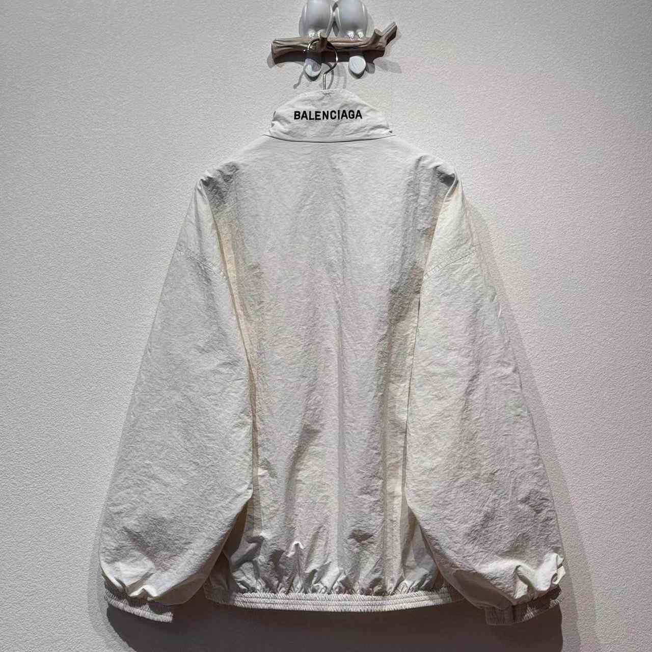Balenciaga I PUMA Tracksuit Jacket In Cream Technical Fabric - EUR FASHION