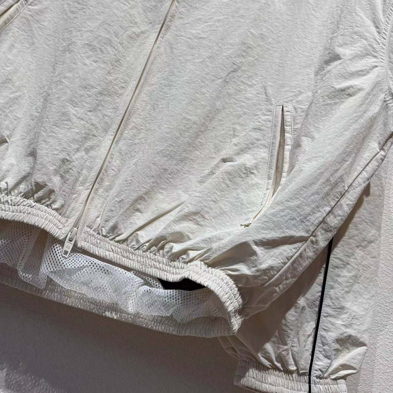 Balenciaga I PUMA Tracksuit Jacket In Cream Technical Fabric - EUR FASHION