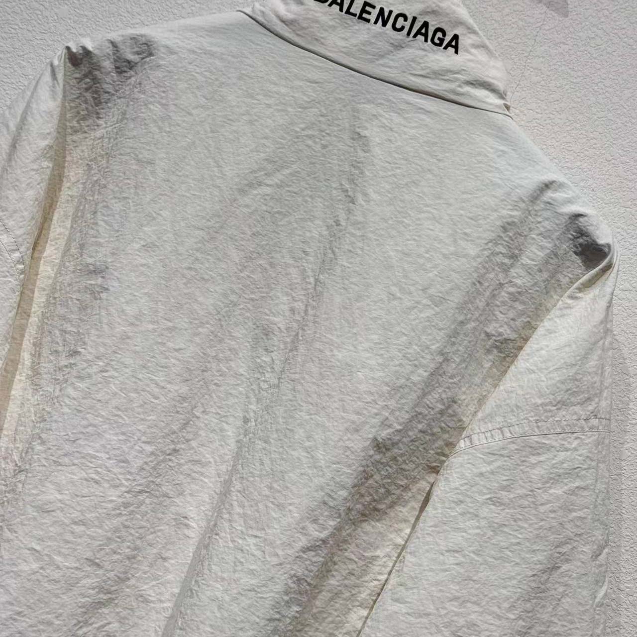 Balenciaga I PUMA Tracksuit Jacket In Cream Technical Fabric - EUR FASHION