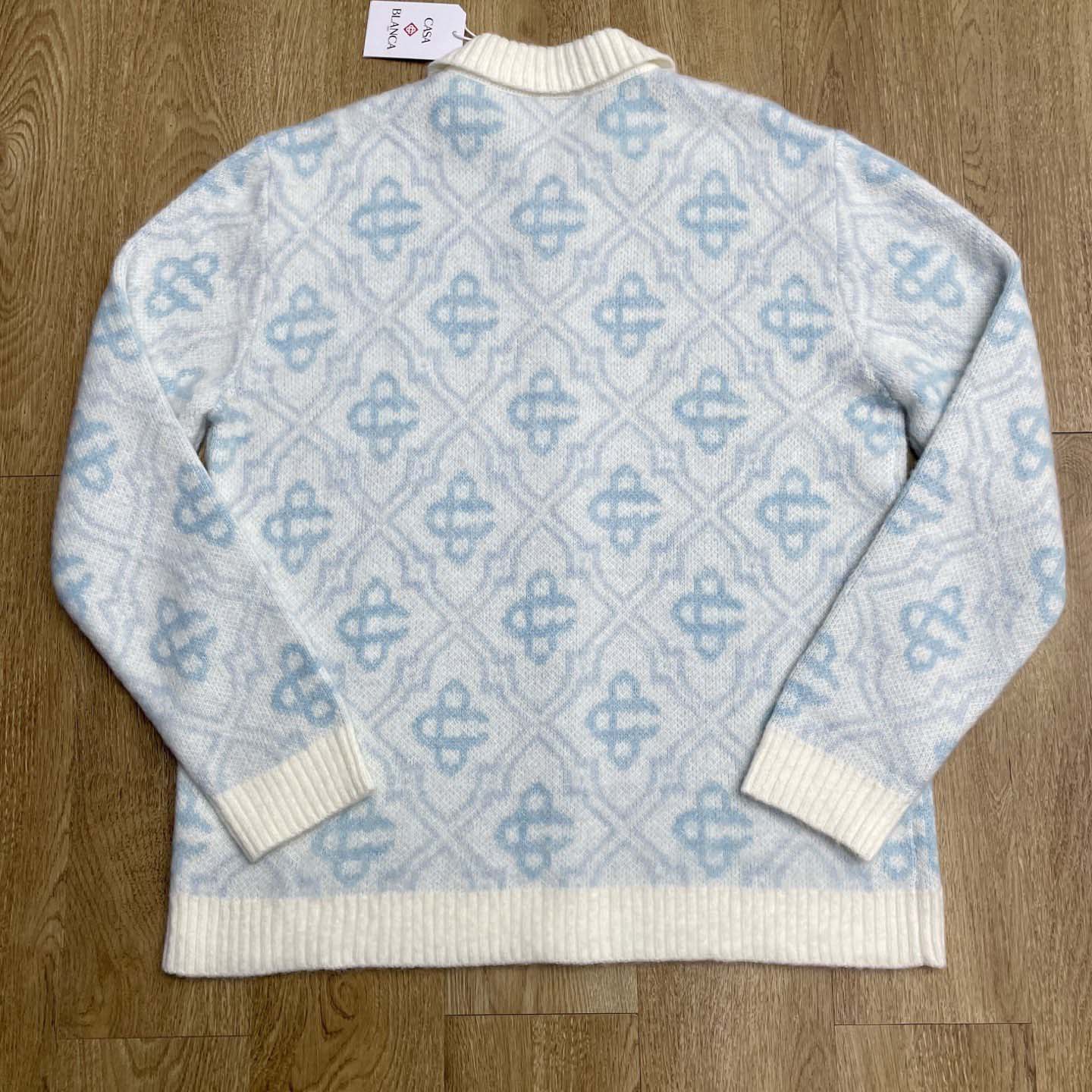 Casablanca Pattern Zip-up Cardigan   D0105 - EUR FASHION