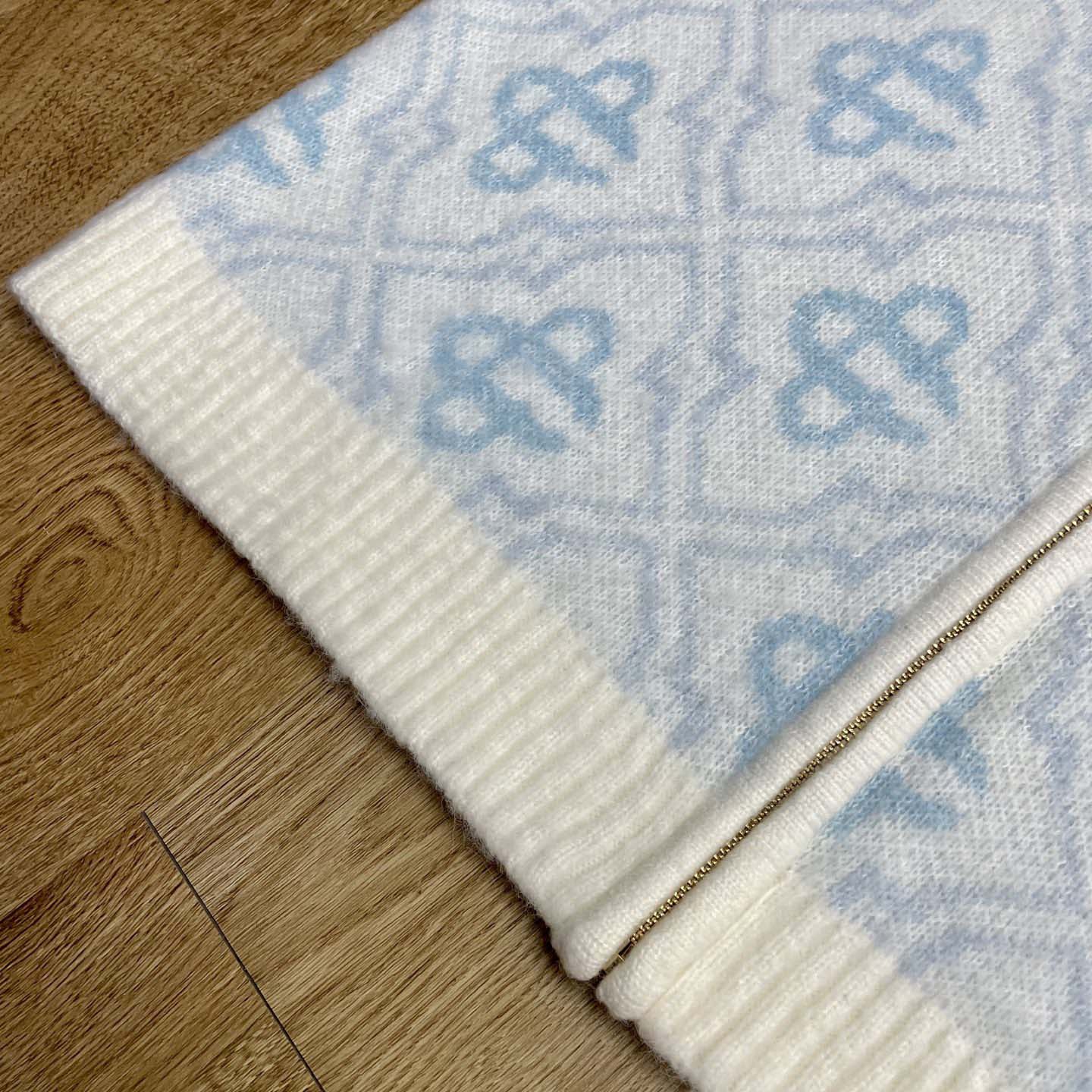 Casablanca Pattern Zip-up Cardigan   D0105 - EUR FASHION