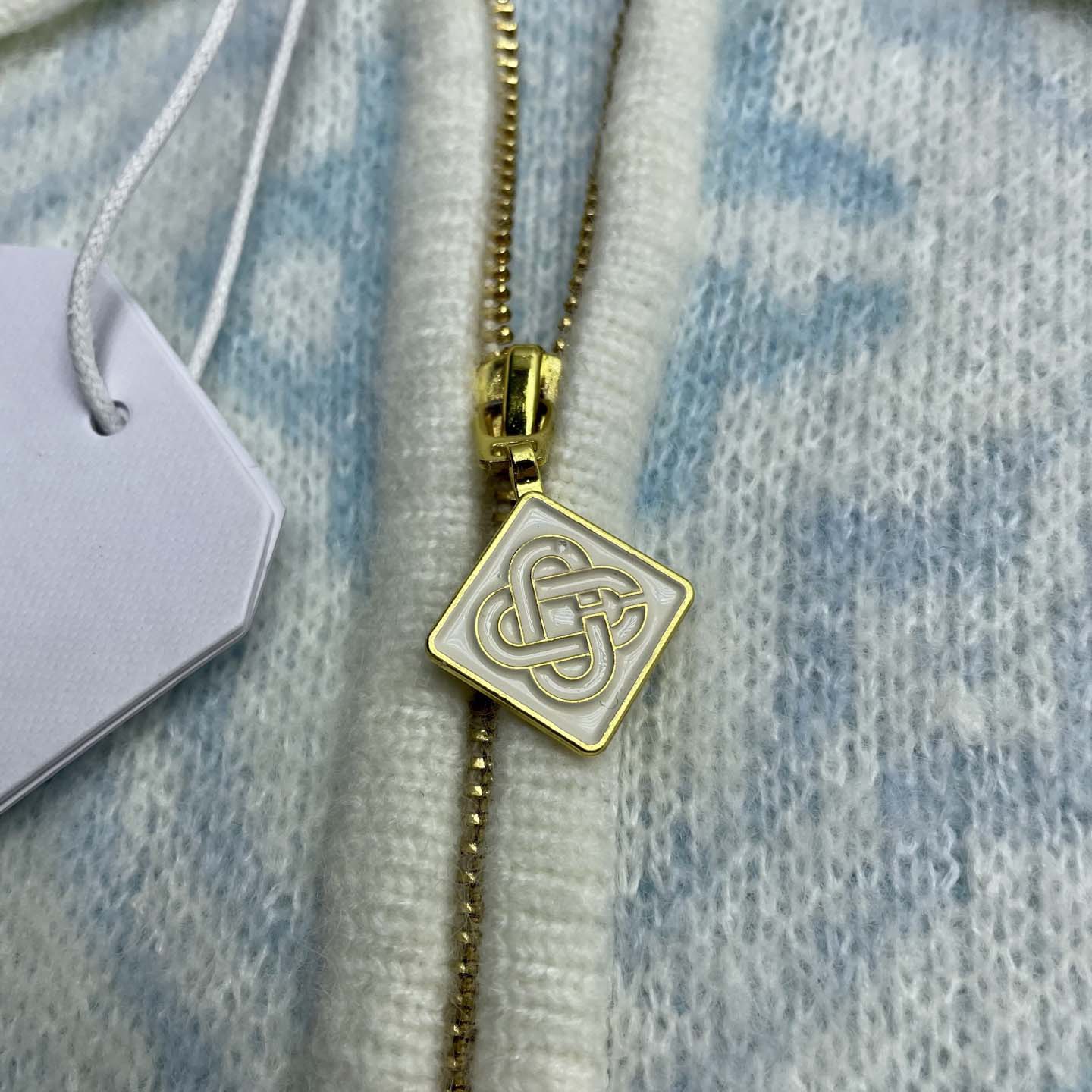 Casablanca Pattern Zip-up Cardigan   D0105 - EUR FASHION