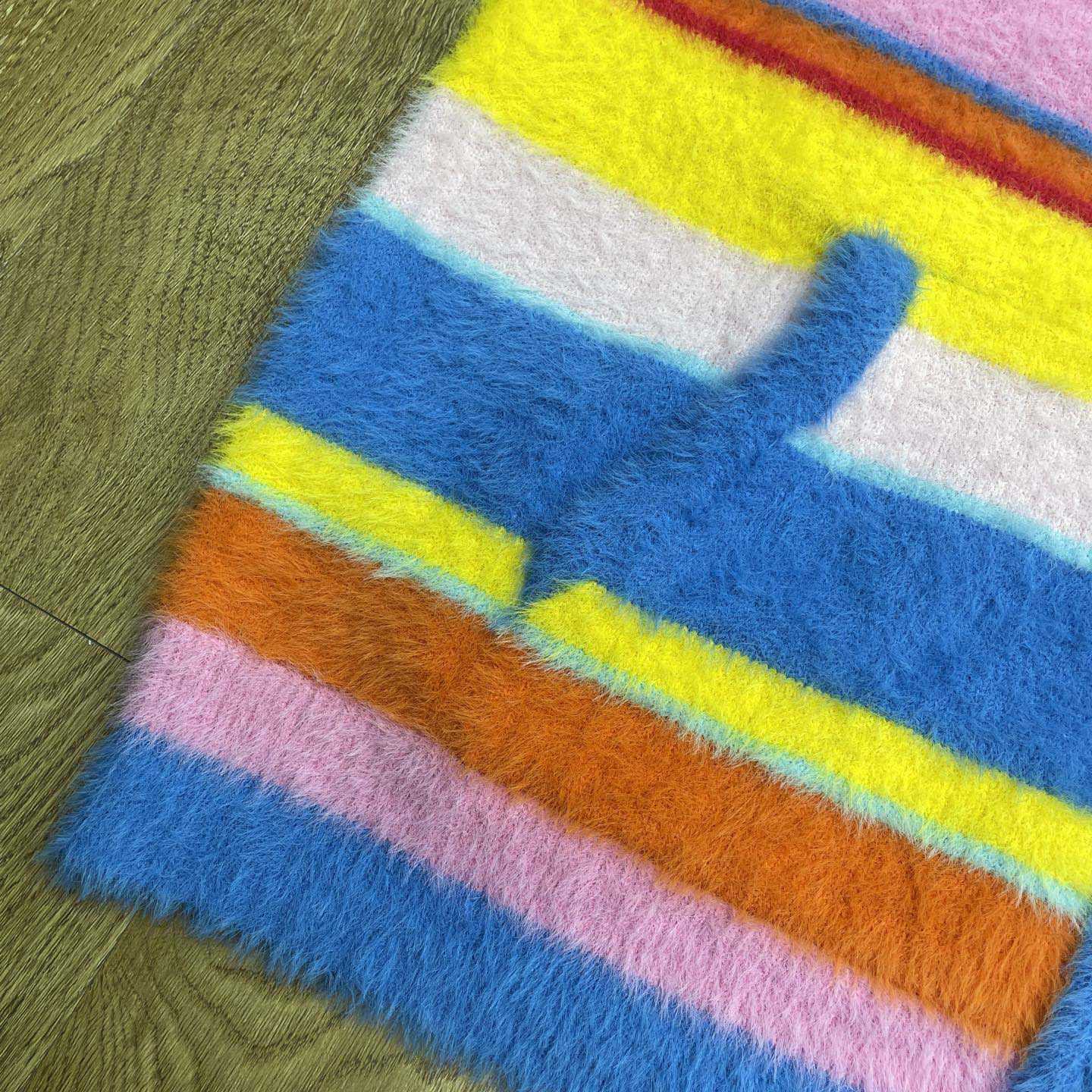 Casablanca Fluffy Oversized Hooded Sweatshirt   Z6021 - EUR FASHION