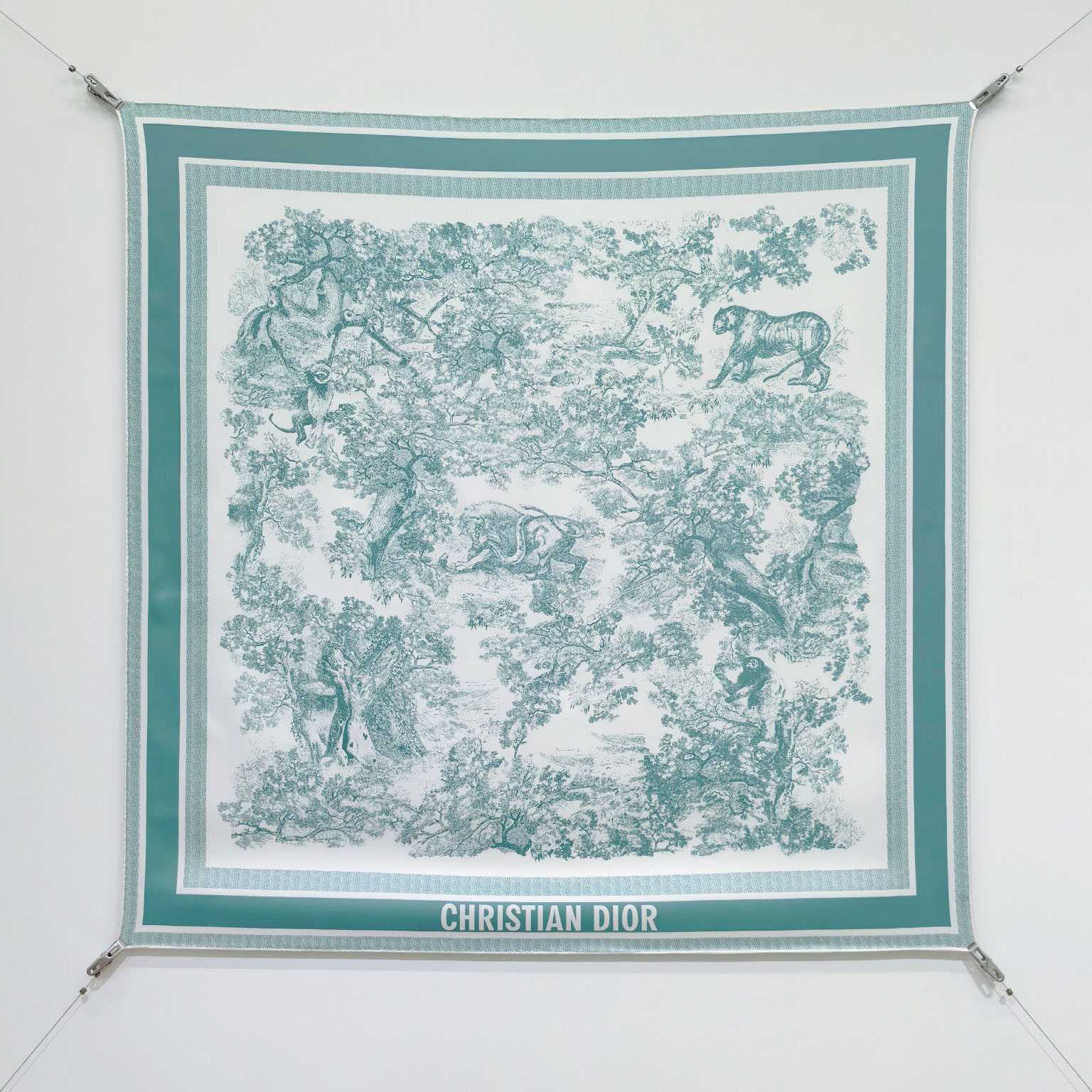 Dior Toile de Jouy Sauvage 90 Square Scarf  - EUR FASHION