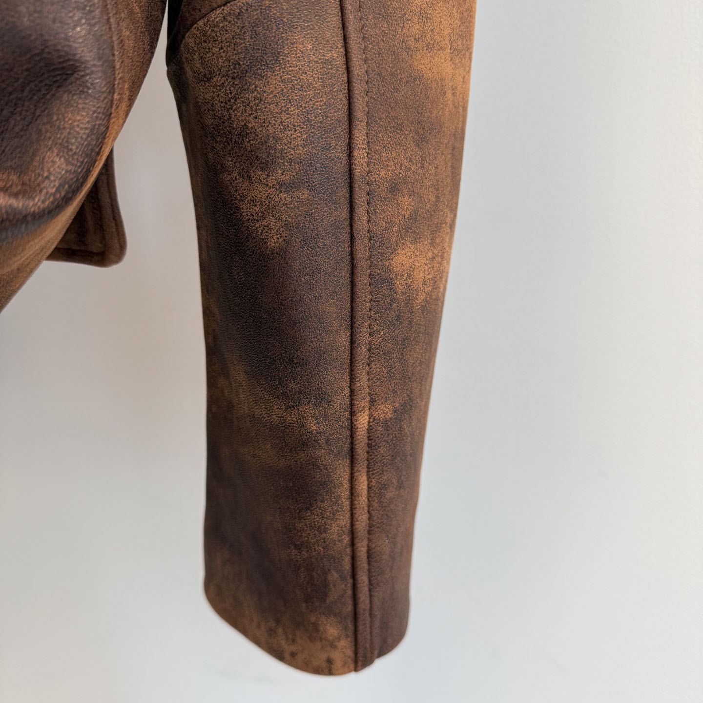 Miu Miu Waxed Suede Leather Jacket - EUR FASHION