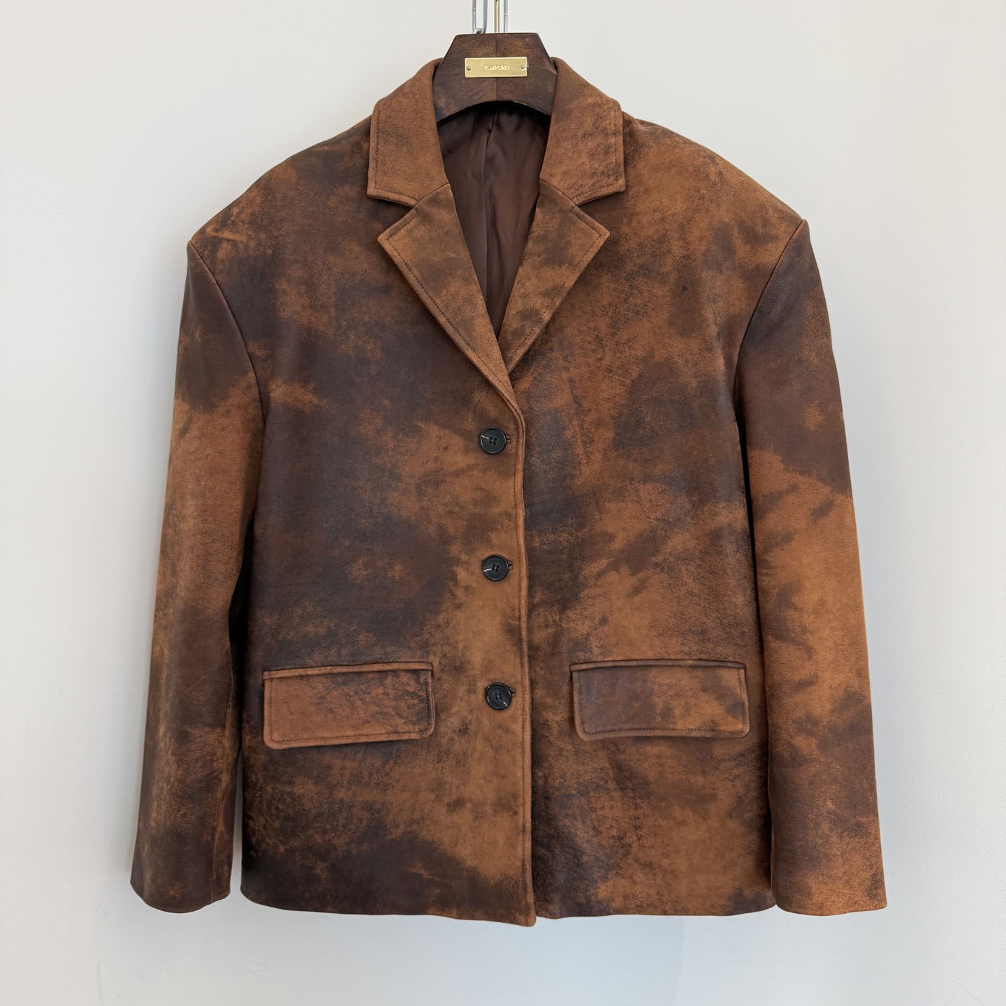 Miu Miu Waxed Suede Leather Jacket - EUR FASHION