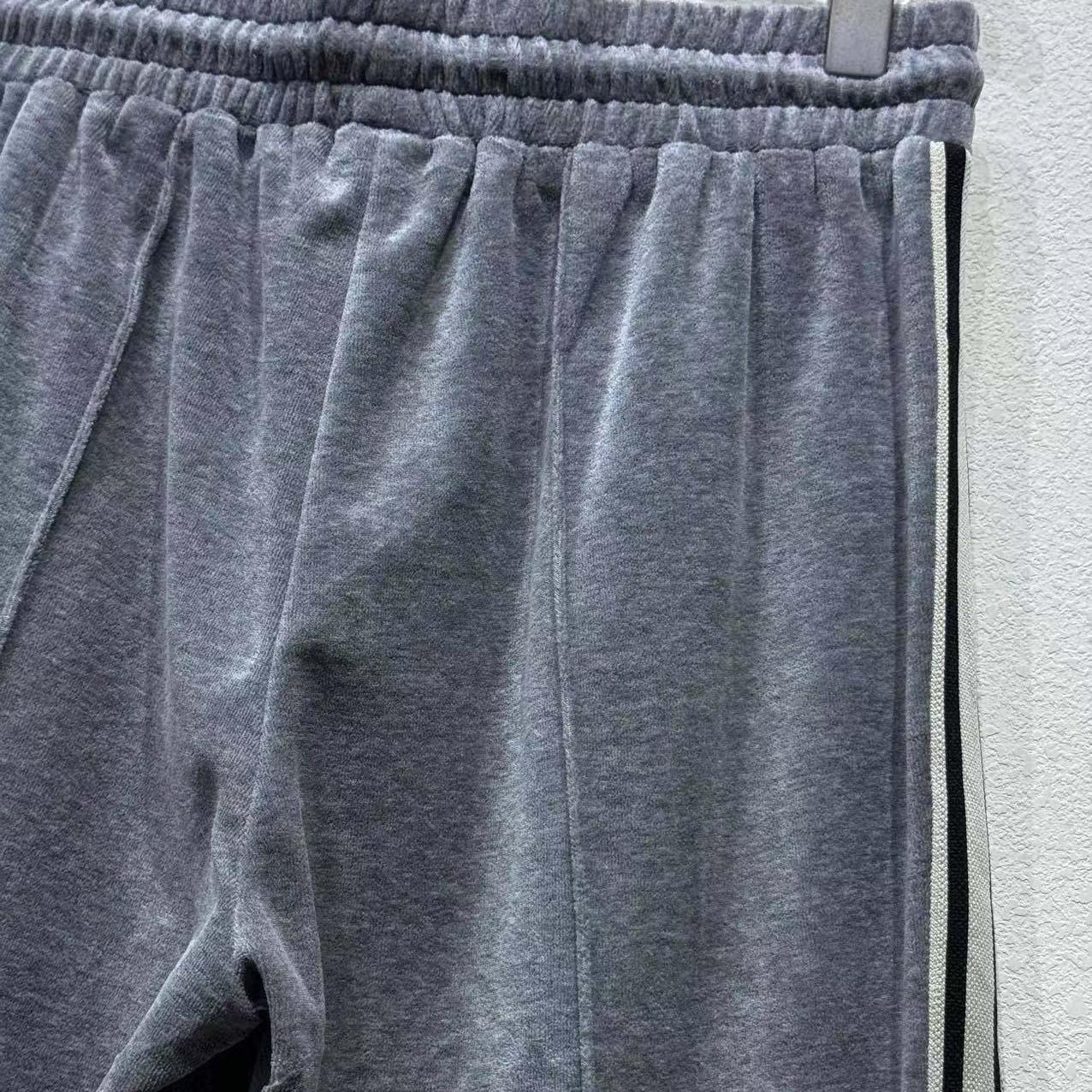 Celine Velvet Triomphe Track Pants - EUR FASHION