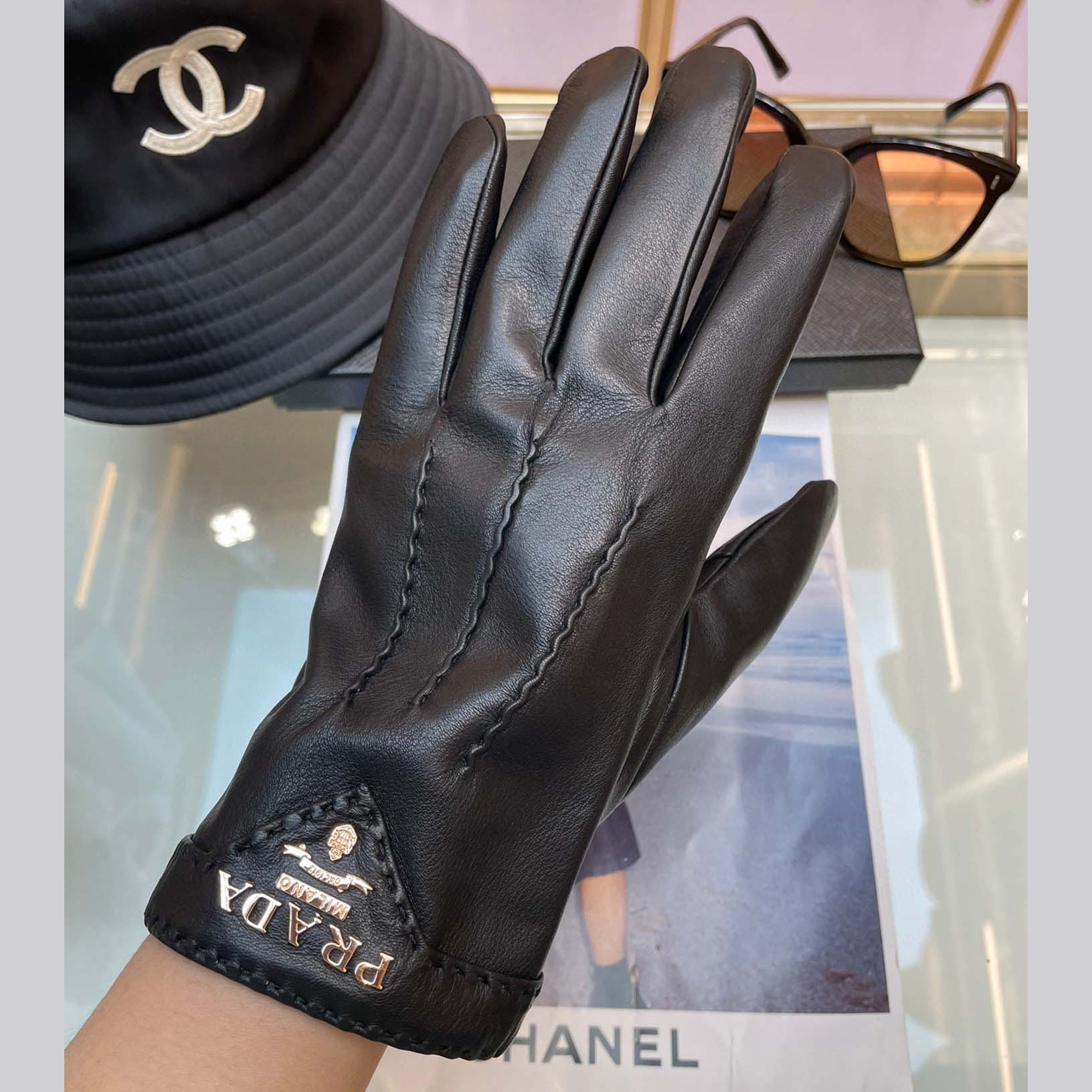 Prada Men's Gloves  - EUR FASHION