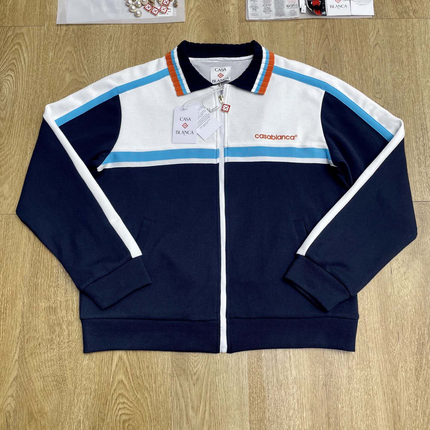 Casablanca Panelled Zip-up Jacket    c1068 - EUR FASHION