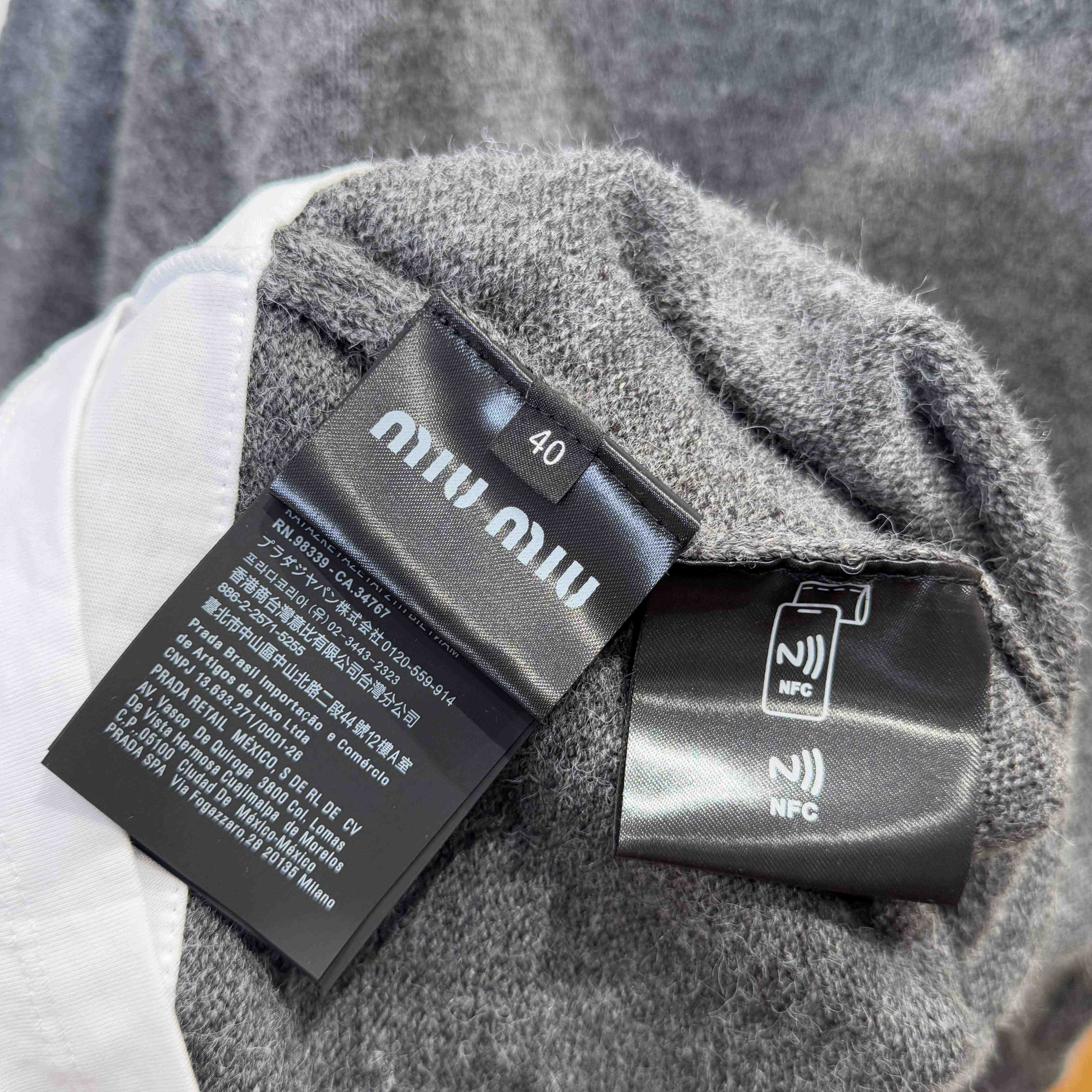 Miu Miu Cashmere V-neck Sweater - EUR FASHION